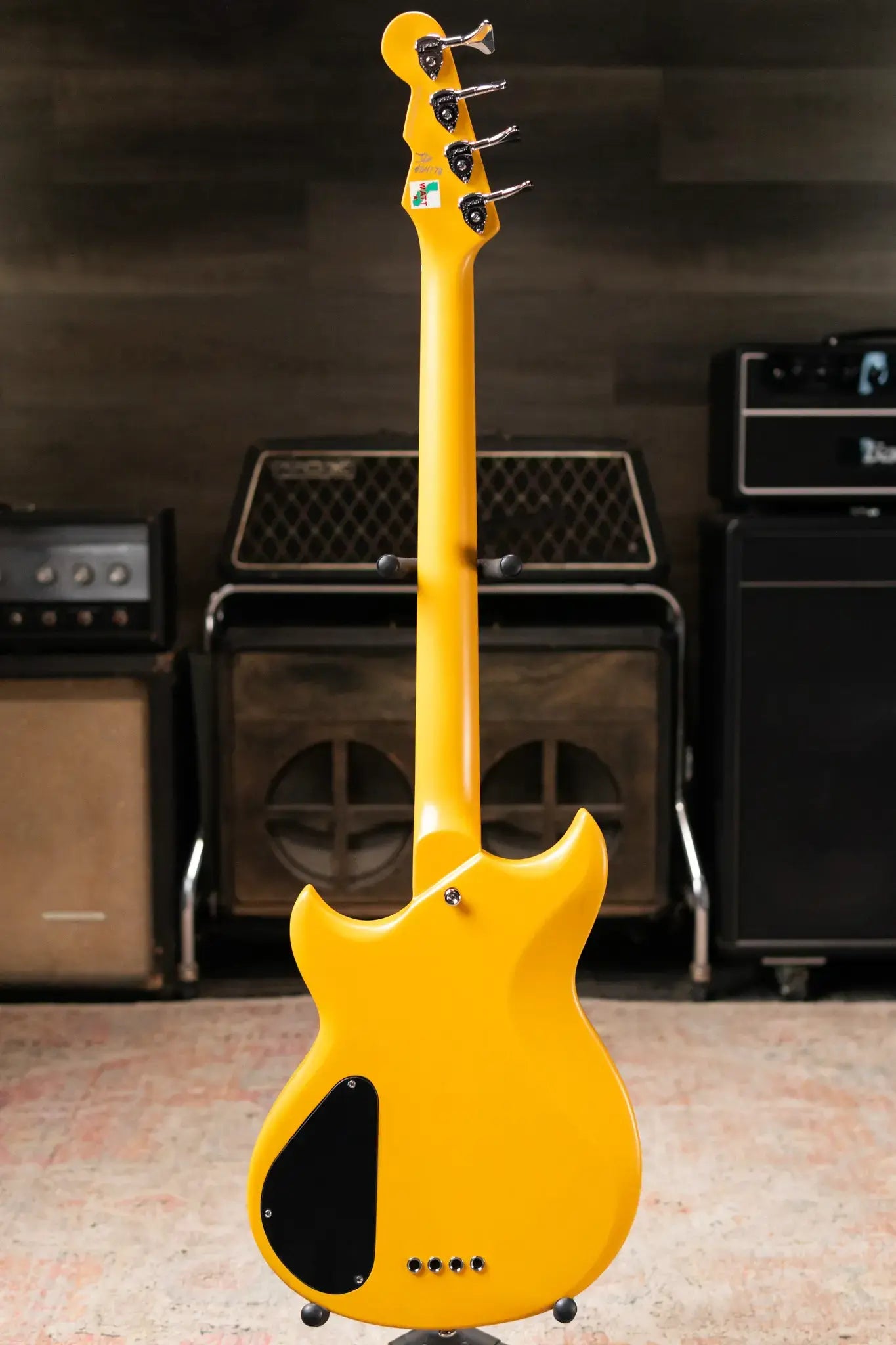 Reverend Mike Watt Wattplower MKII Bass Guitar - Watt Yellow