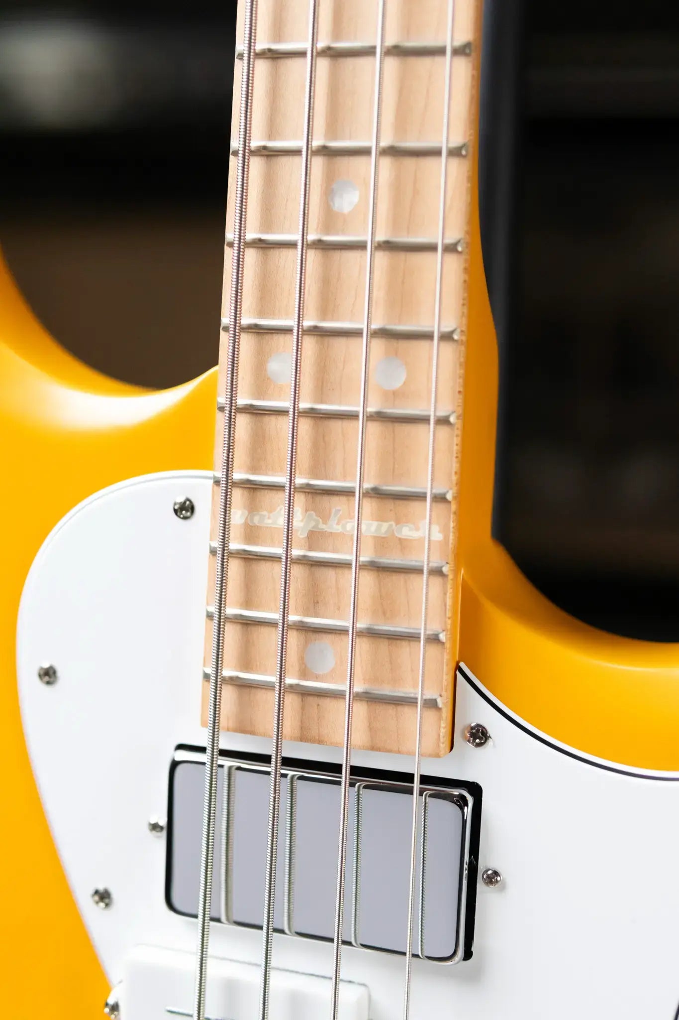 Reverend Mike Watt Wattplower MKII Bass Guitar - Watt Yellow