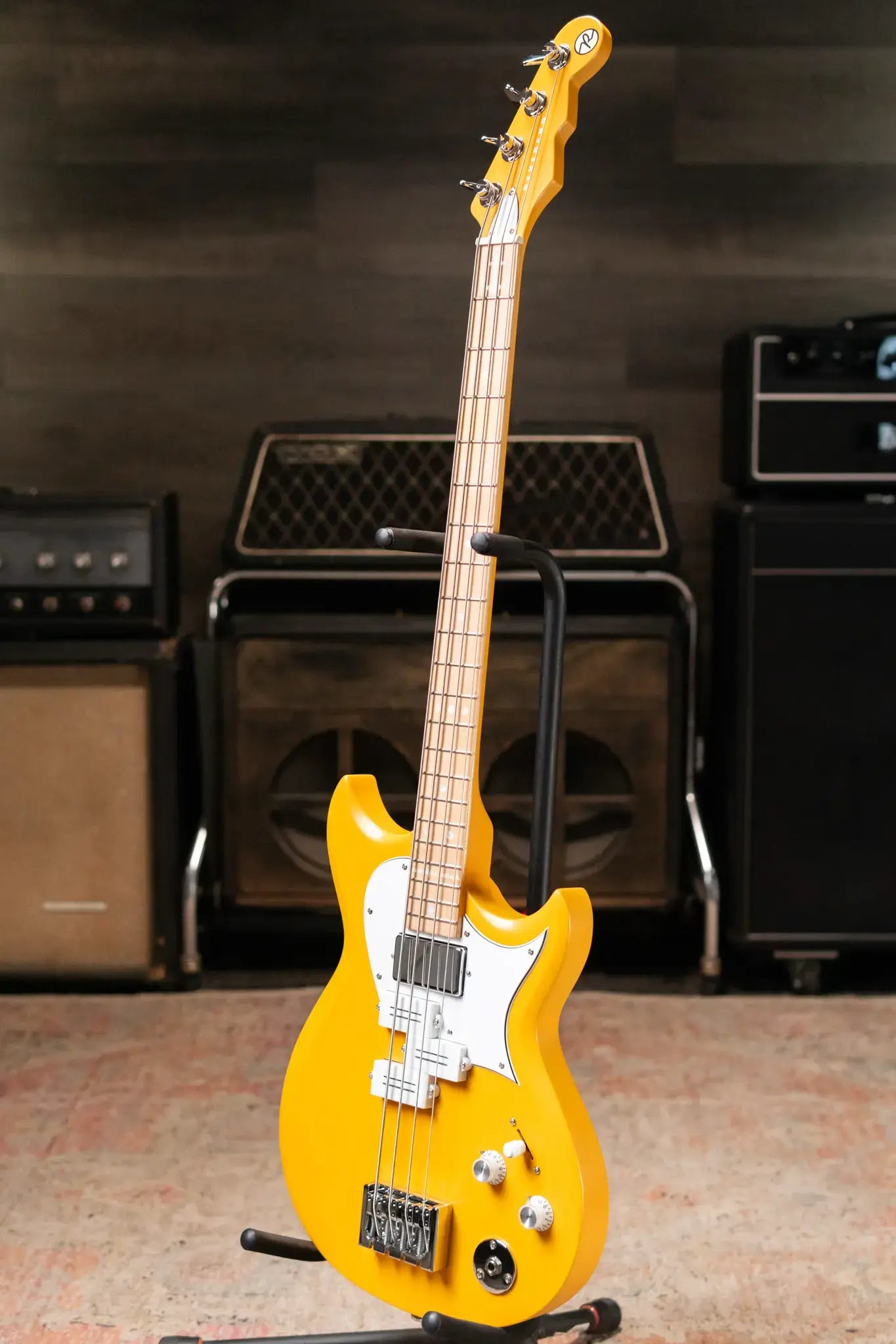 Reverend Mike Watt Wattplower MKII Bass Guitar - Watt Yellow