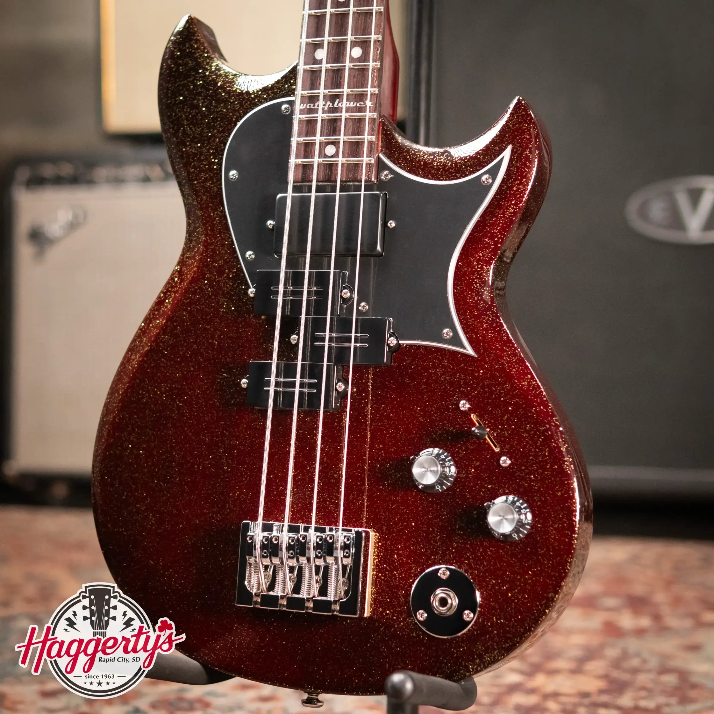 Reverend Mike Watt Wattplower MKII Bass - Root Beer Sparkle