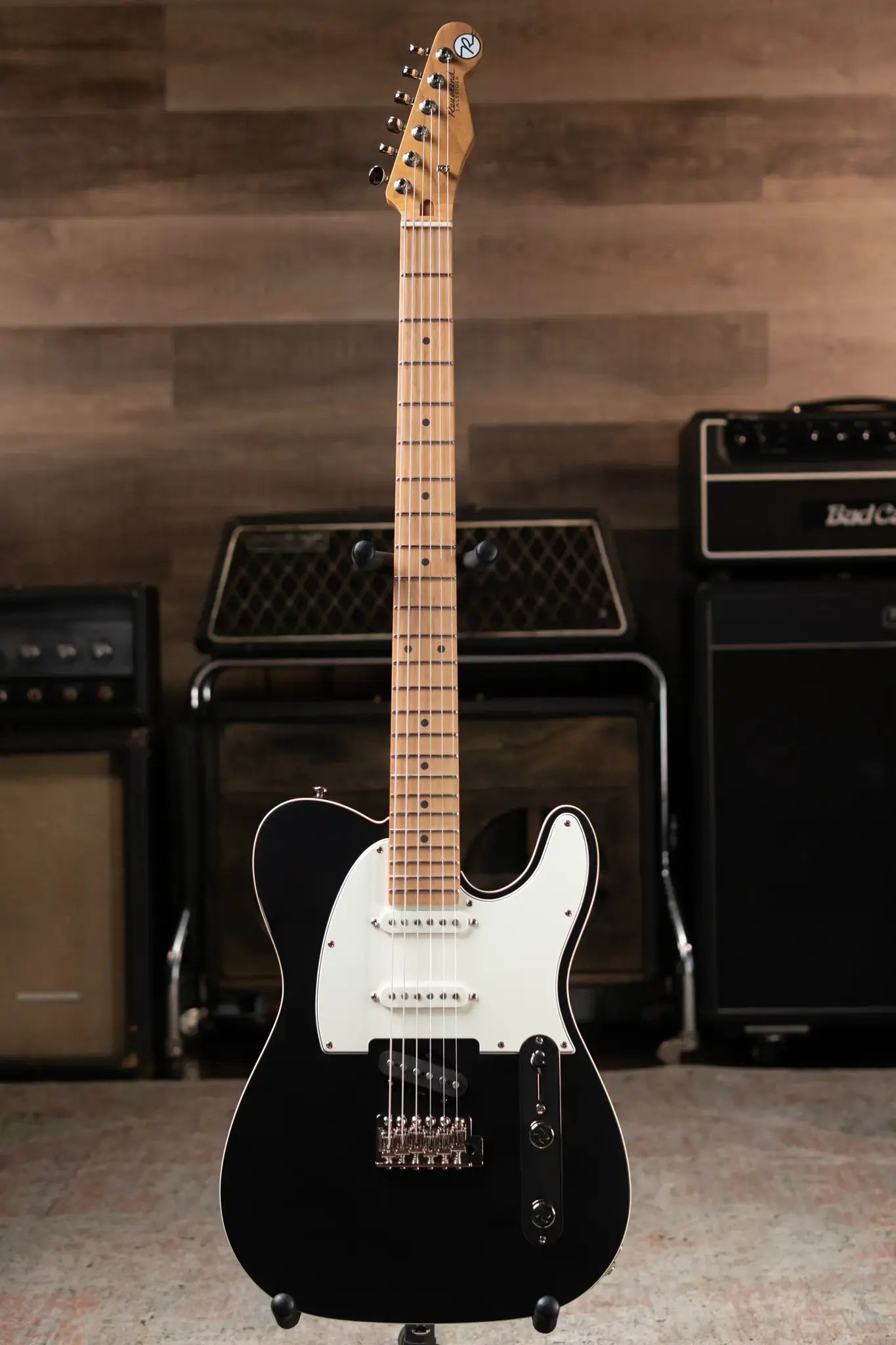 Reverend Pete Anderson Eastsider Baritone Electric Guitar - Satin Black - Floor Model