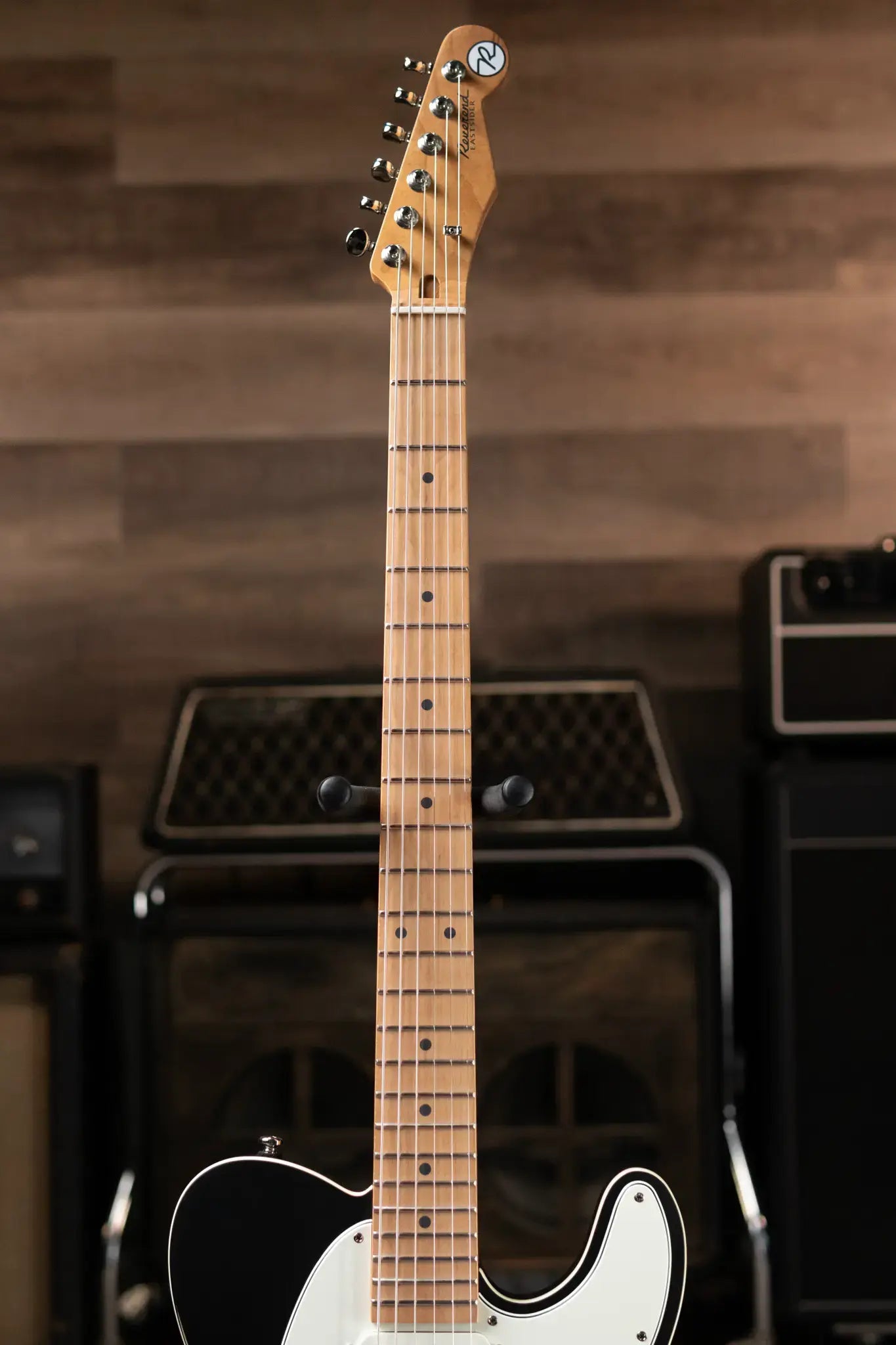 Reverend Pete Anderson Eastsider Baritone Electric Guitar - Satin Black - Floor Model