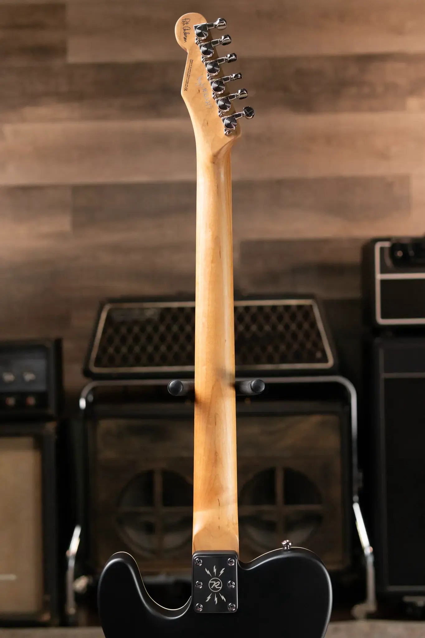 Reverend Pete Anderson Eastsider Baritone Electric Guitar - Satin Black - Floor Model