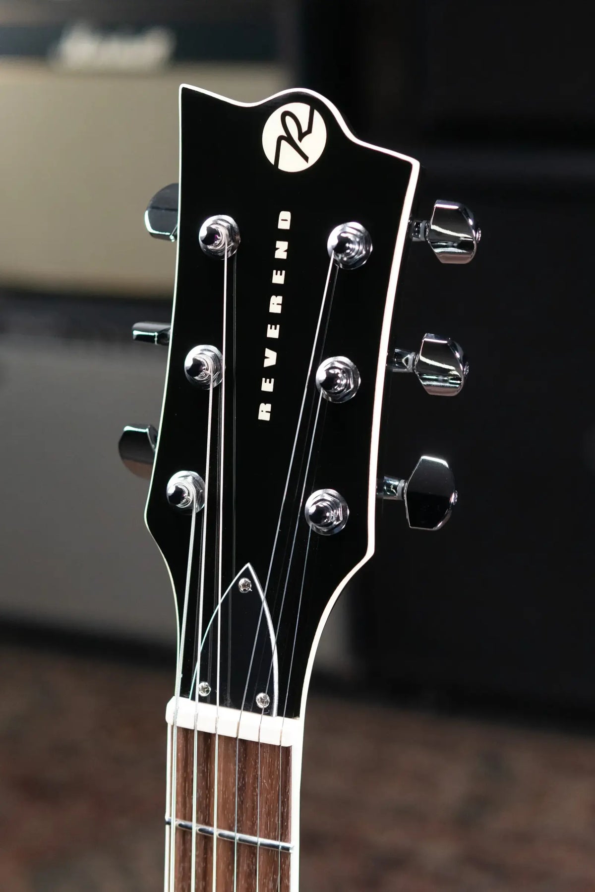 Reverend Roundhouse Jr Electric Guitar - Midnight Black