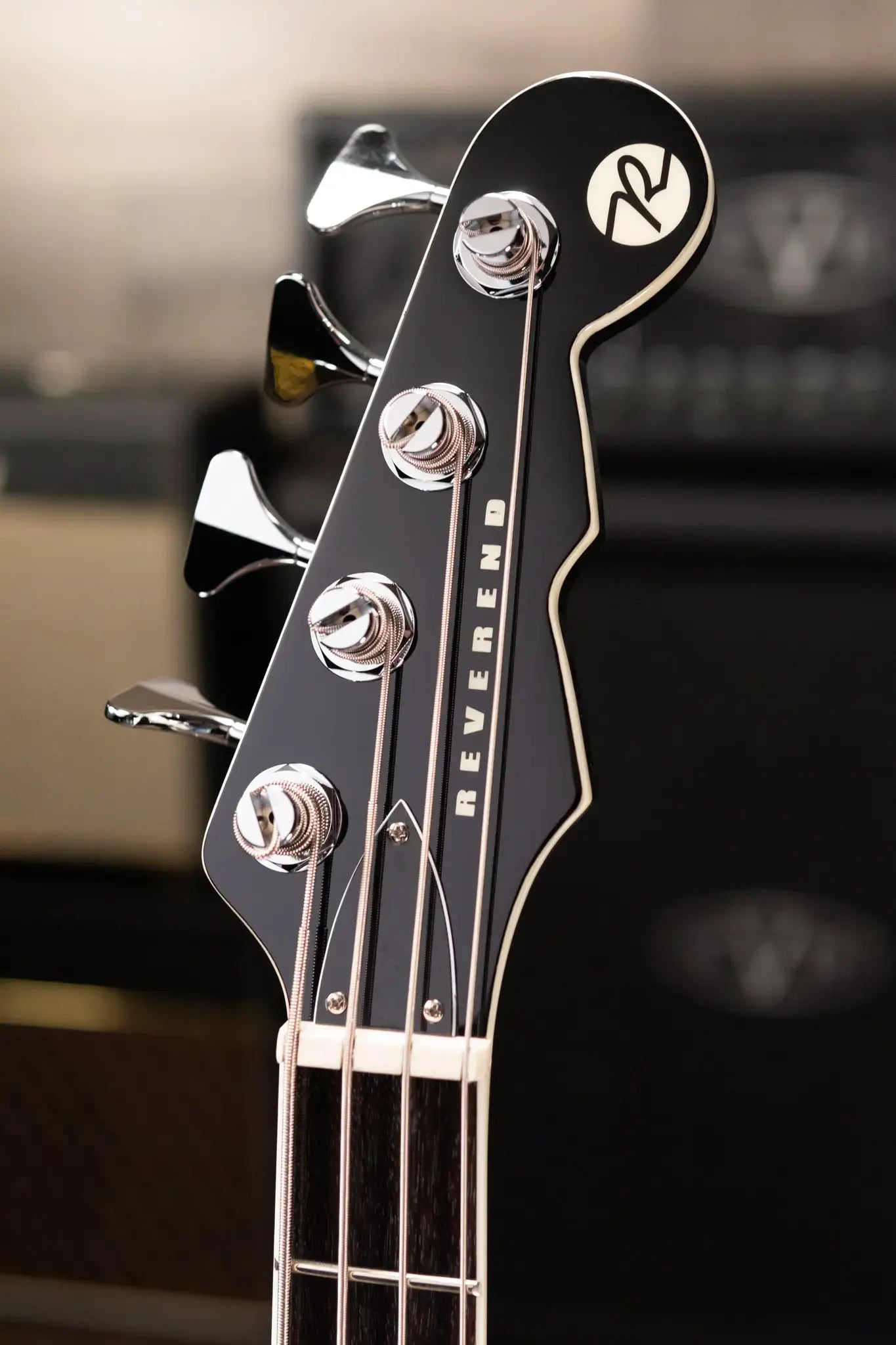 Reverend Sentinel Short Scale Electric Bass - Midnight Black - RW