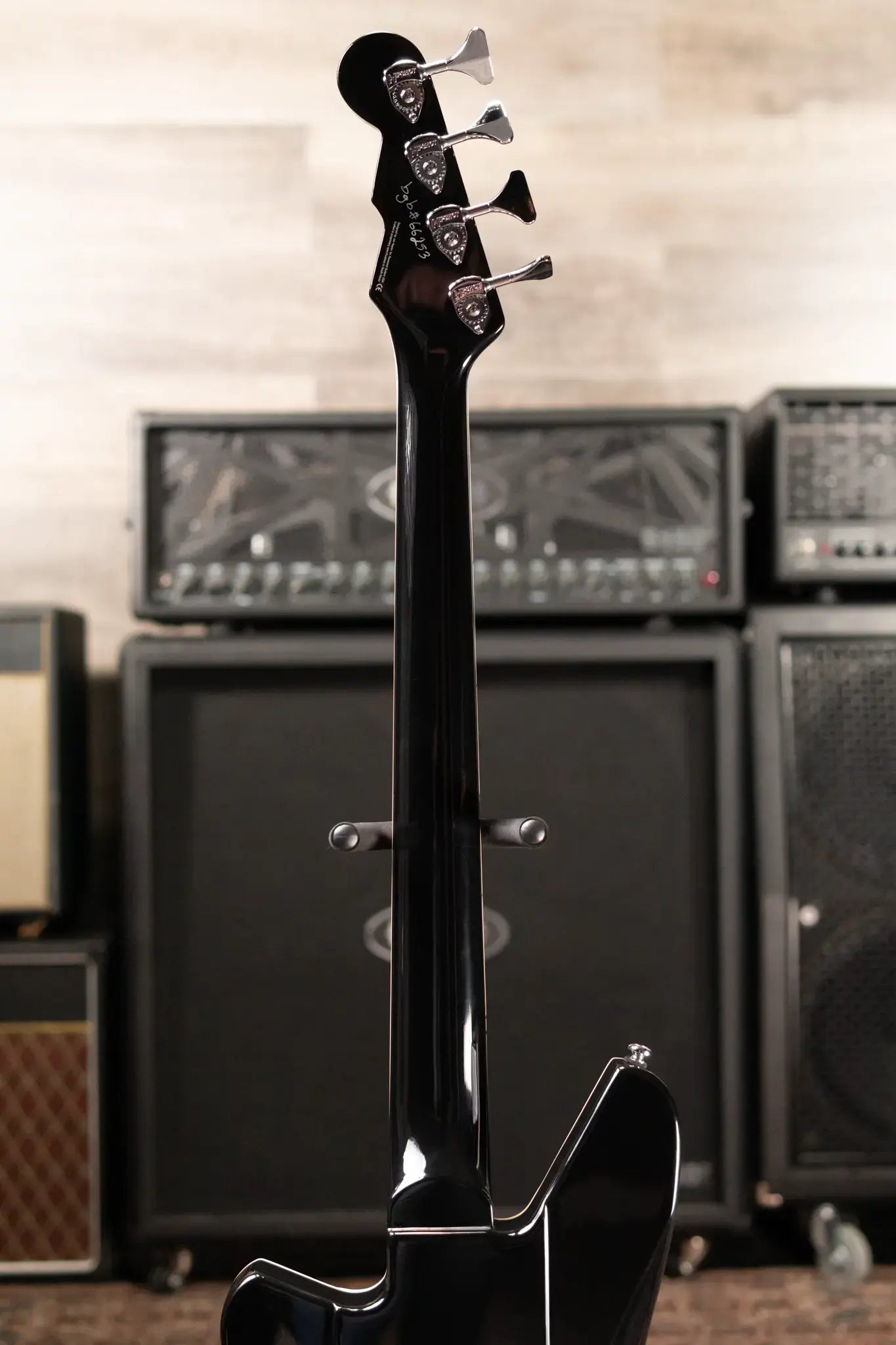 Reverend Sentinel Short Scale Electric Bass - Midnight Black - RW