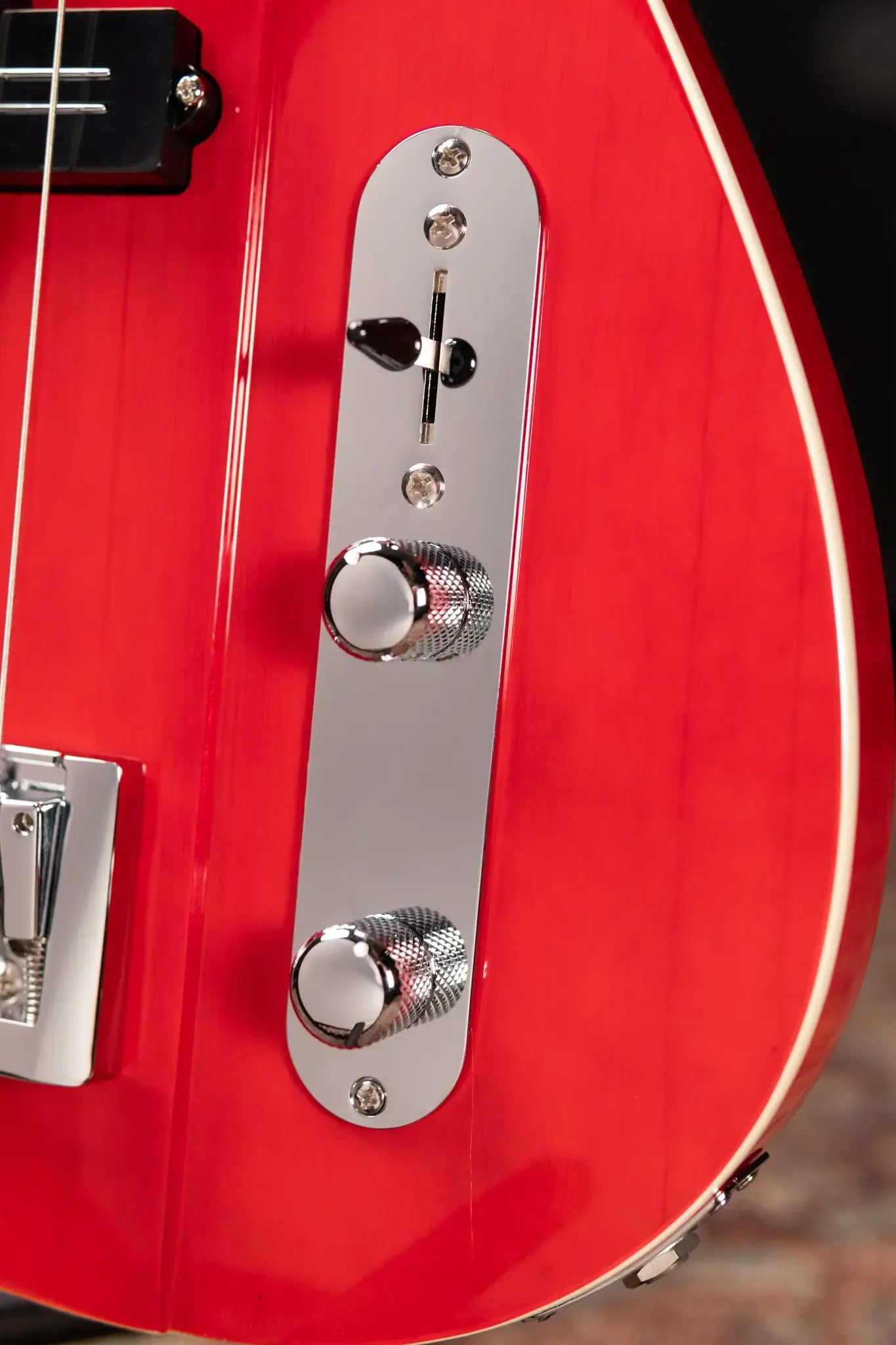 Reverend Sentinel Short Scale Electric Bass - Trans Cherry - RW