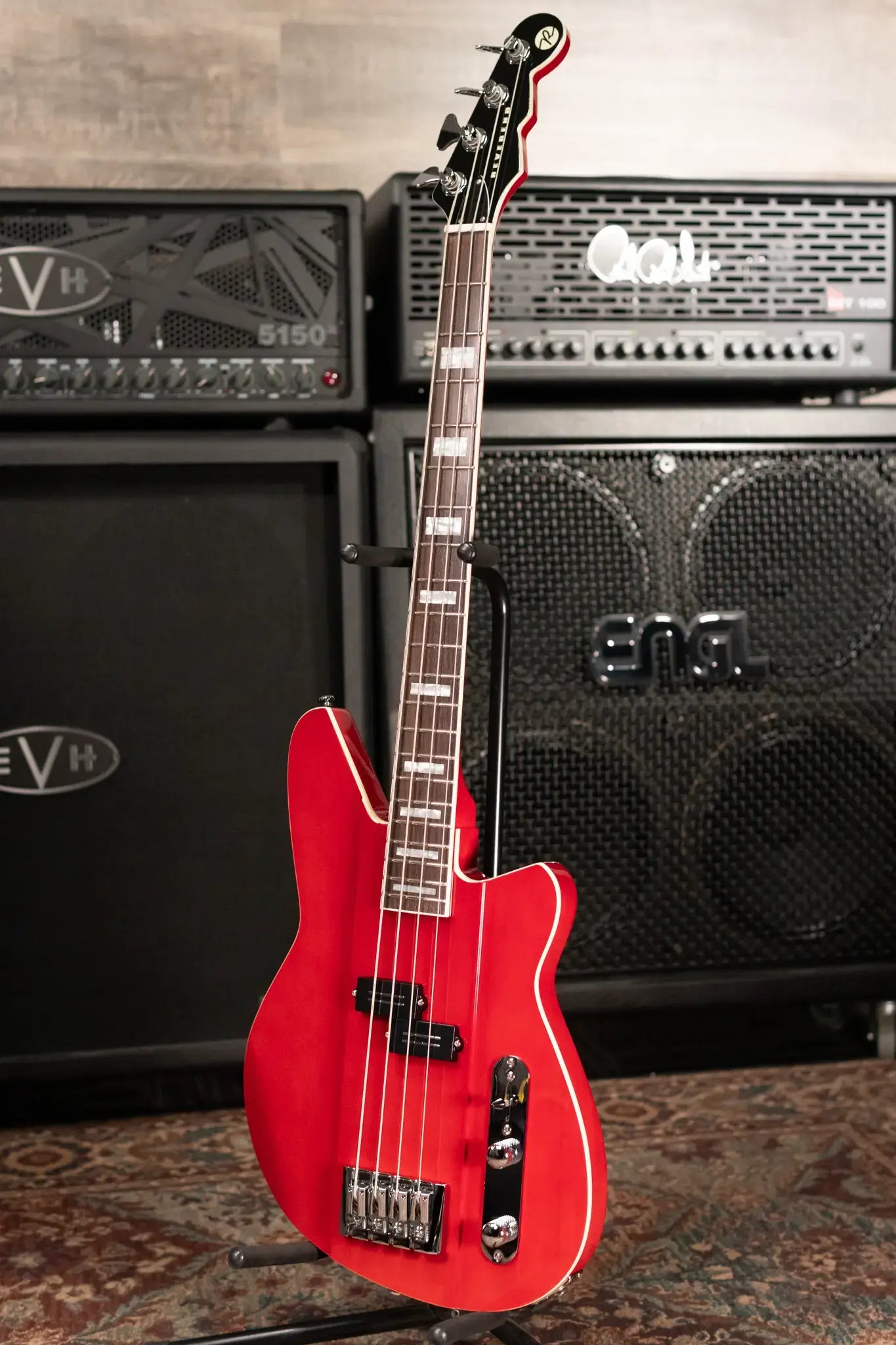 Reverend Sentinel Short Scale Electric Bass - Trans Cherry - RW