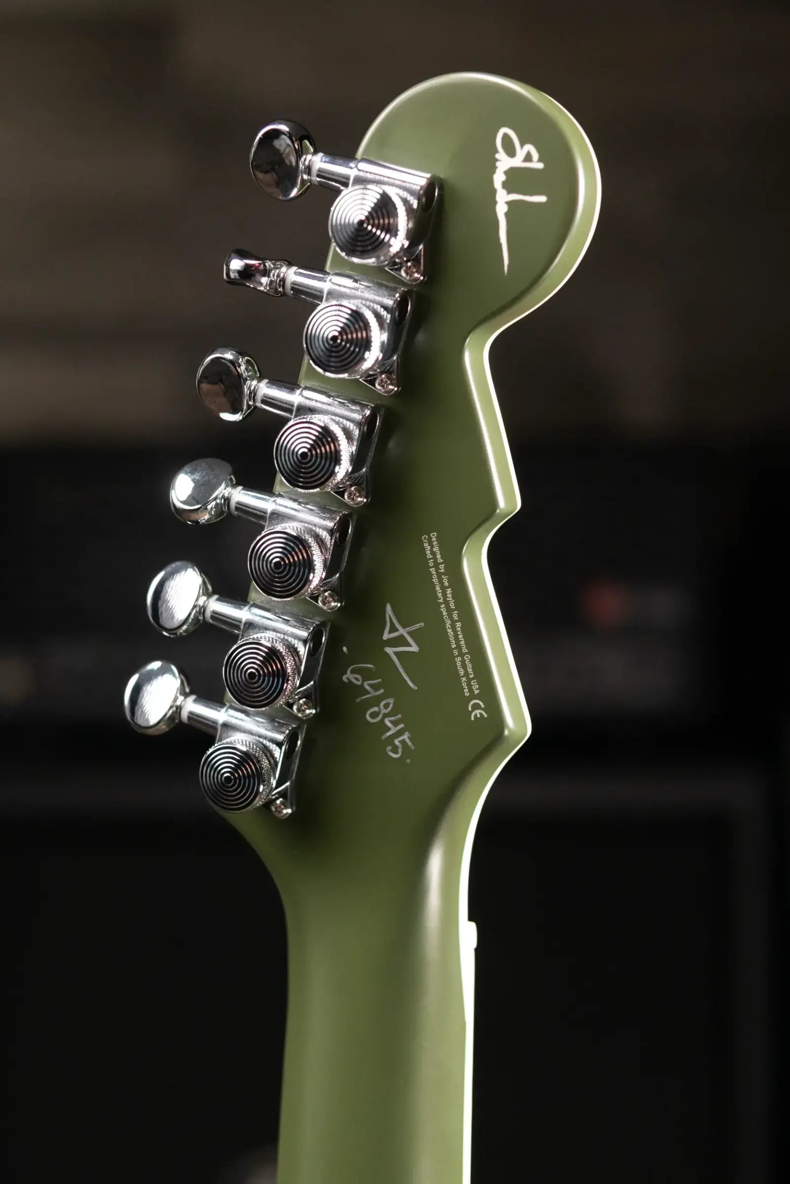 Reverend Shade Balderose Signature Electric Guitar - Army Green