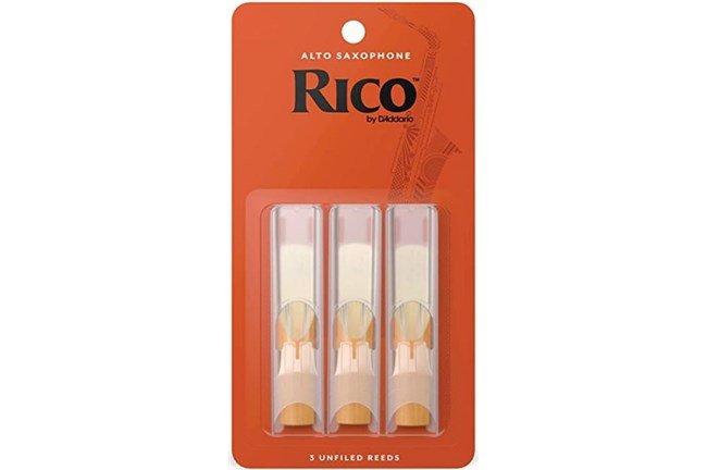 Rico Alto Saxophone Reeds Strength 3.5, 3 Pack