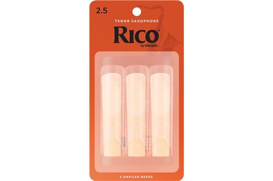 Rico Tenor Sax Reeds Strength 2.5 3 Pack