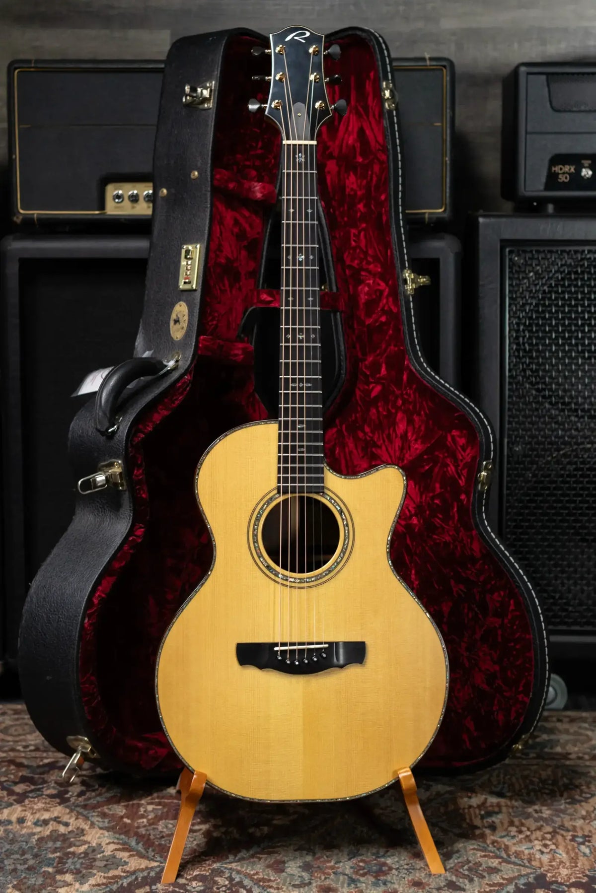 Ryan Guitars Mission Grand Concert Acoustic Guitar - Brazilian Rosewood/Adirondack with Hardshell Case - Used