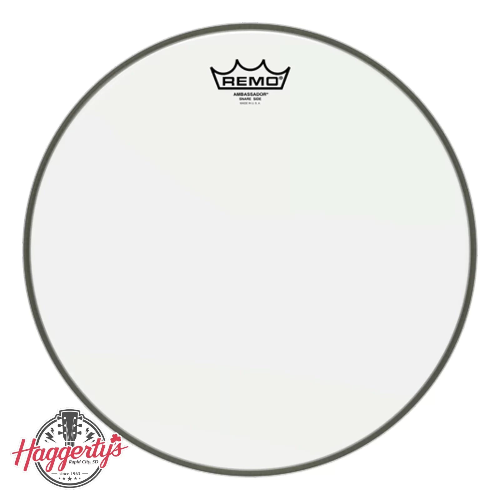 Remo Ambassador Hazy, Snare Side, 14"