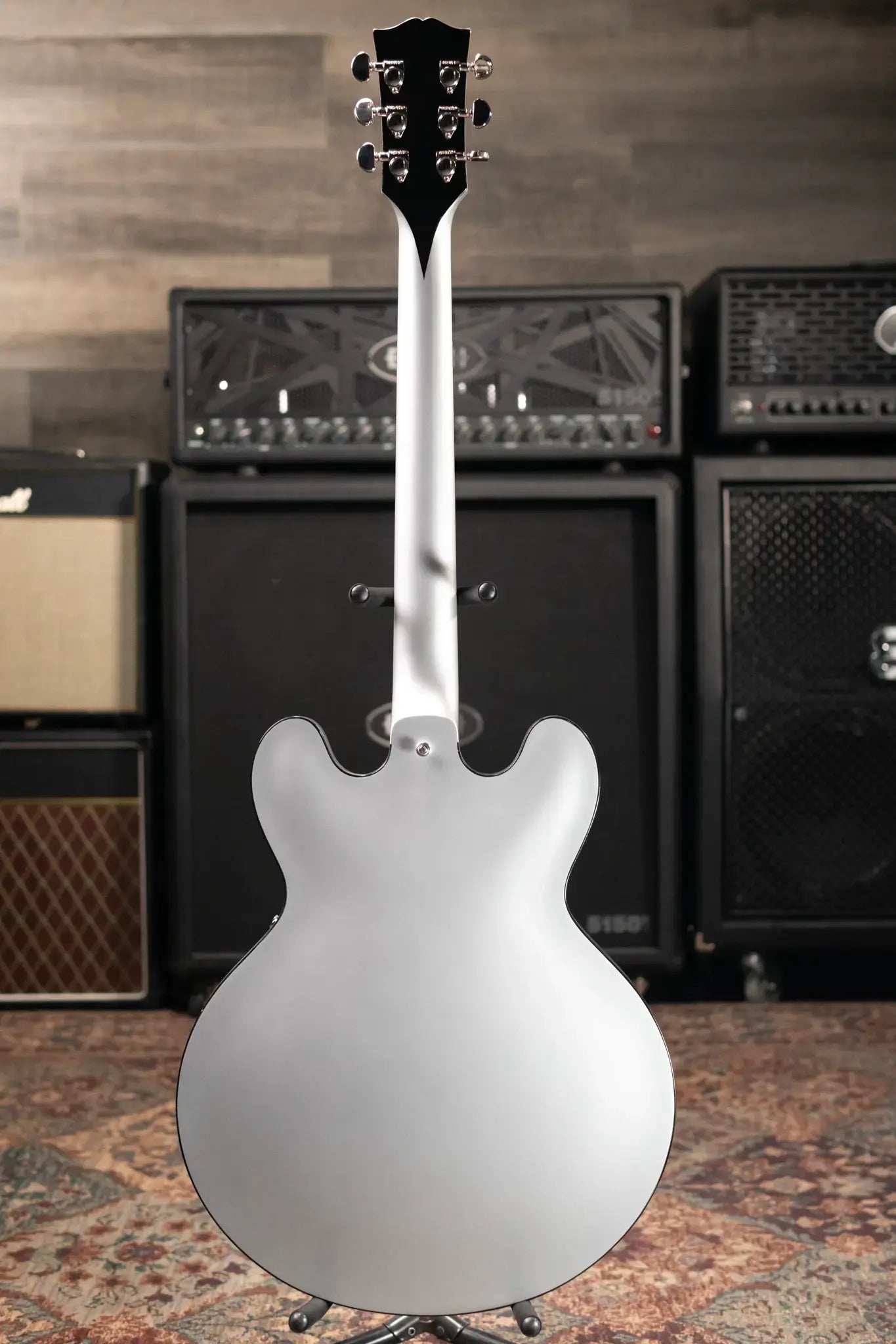 Gibson Custom Shop 1961 ES-335 Semi-Hollow Electric Guitar - Silver with Hardshell Case