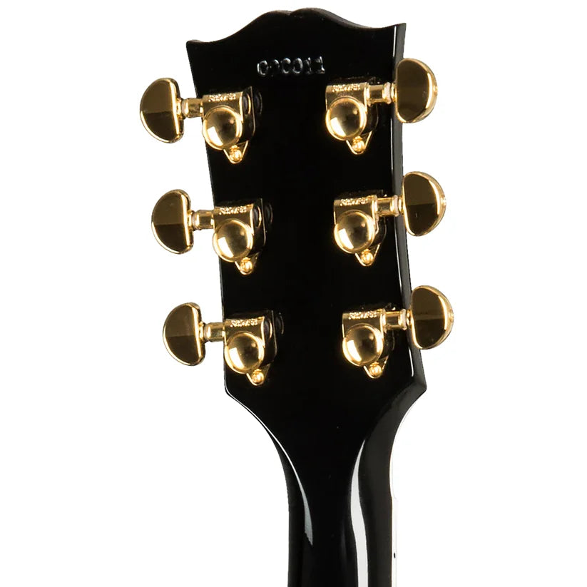 Gibson Custom Shop SG Custom 2-Pickup with Ebony Fingerboard Gloss Electric Guitar - Ebony with Hardshell Case