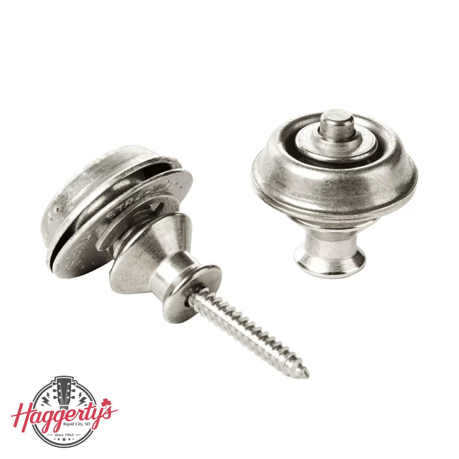 Dunlop Dual Straplock Nickel