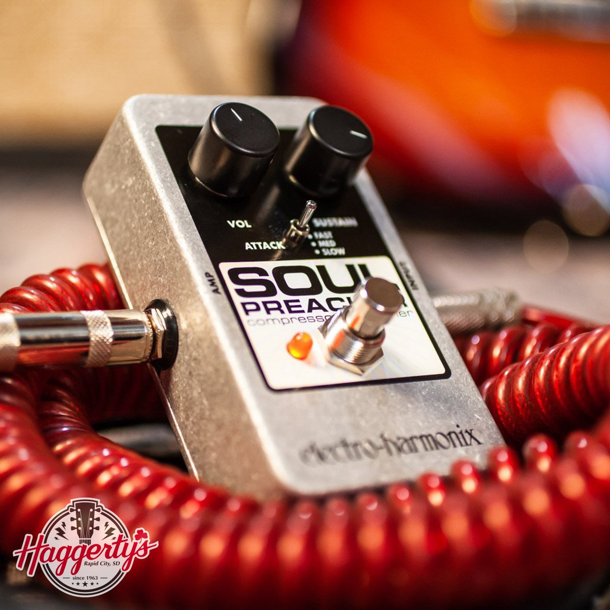 Electro Harmonix Soul Preacher Compressor Sustainer Pedal