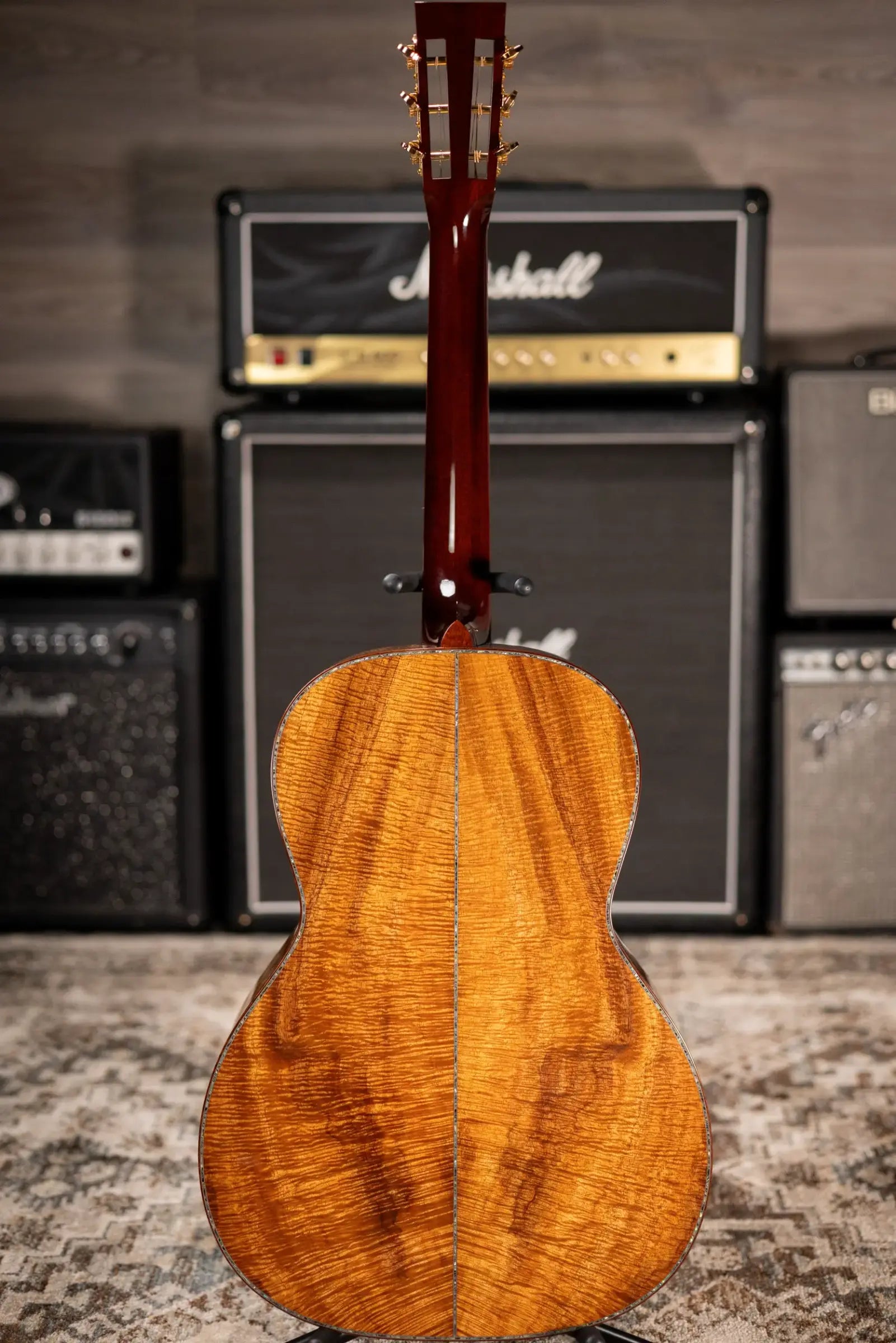 Santa Cruz 000 45 Style Acoustic Guitar - Old Growth Adirondack/Koa with Hardshell Case