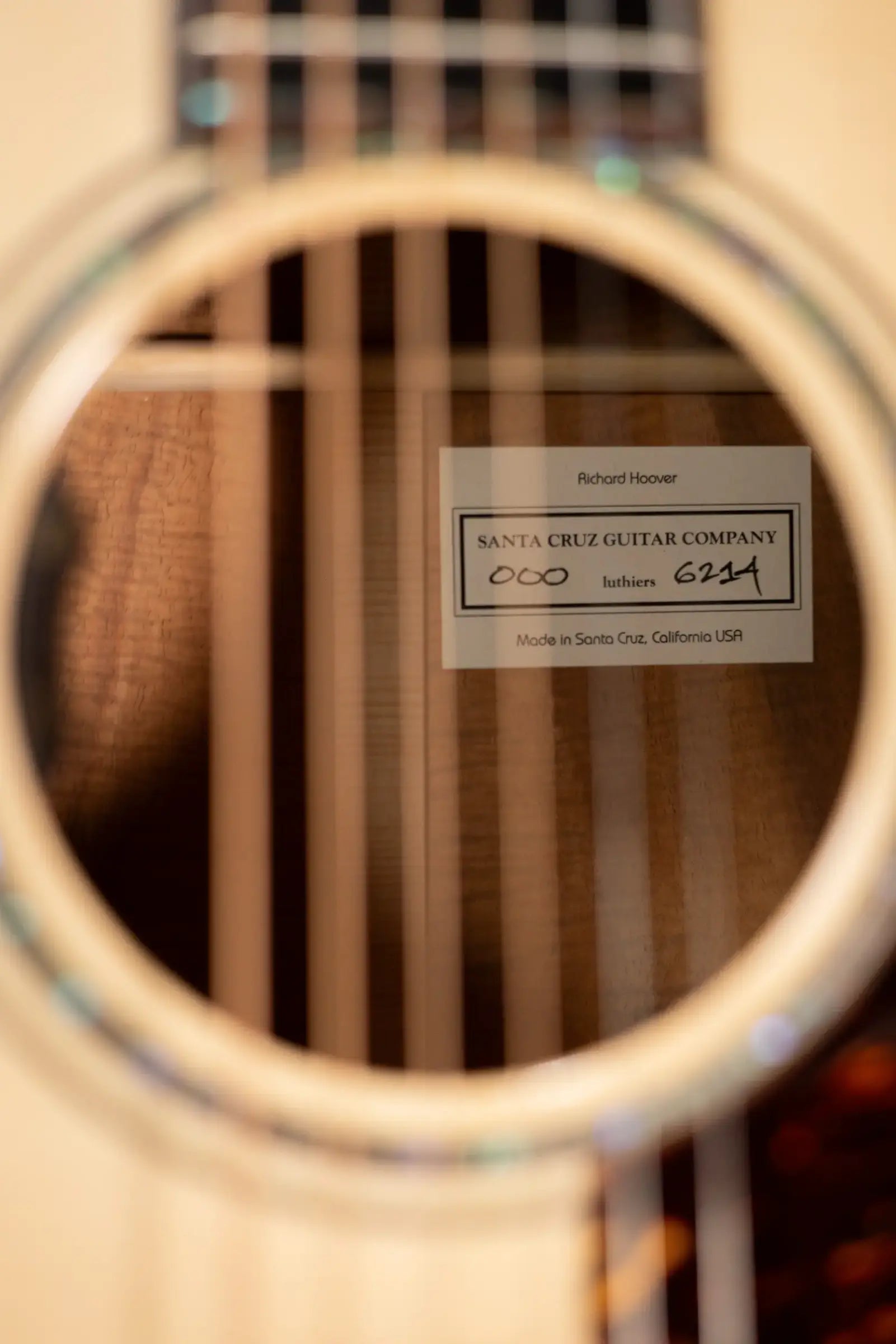 Santa Cruz 000 45 Style Acoustic Guitar - Old Growth Adirondack/Koa with Hardshell Case