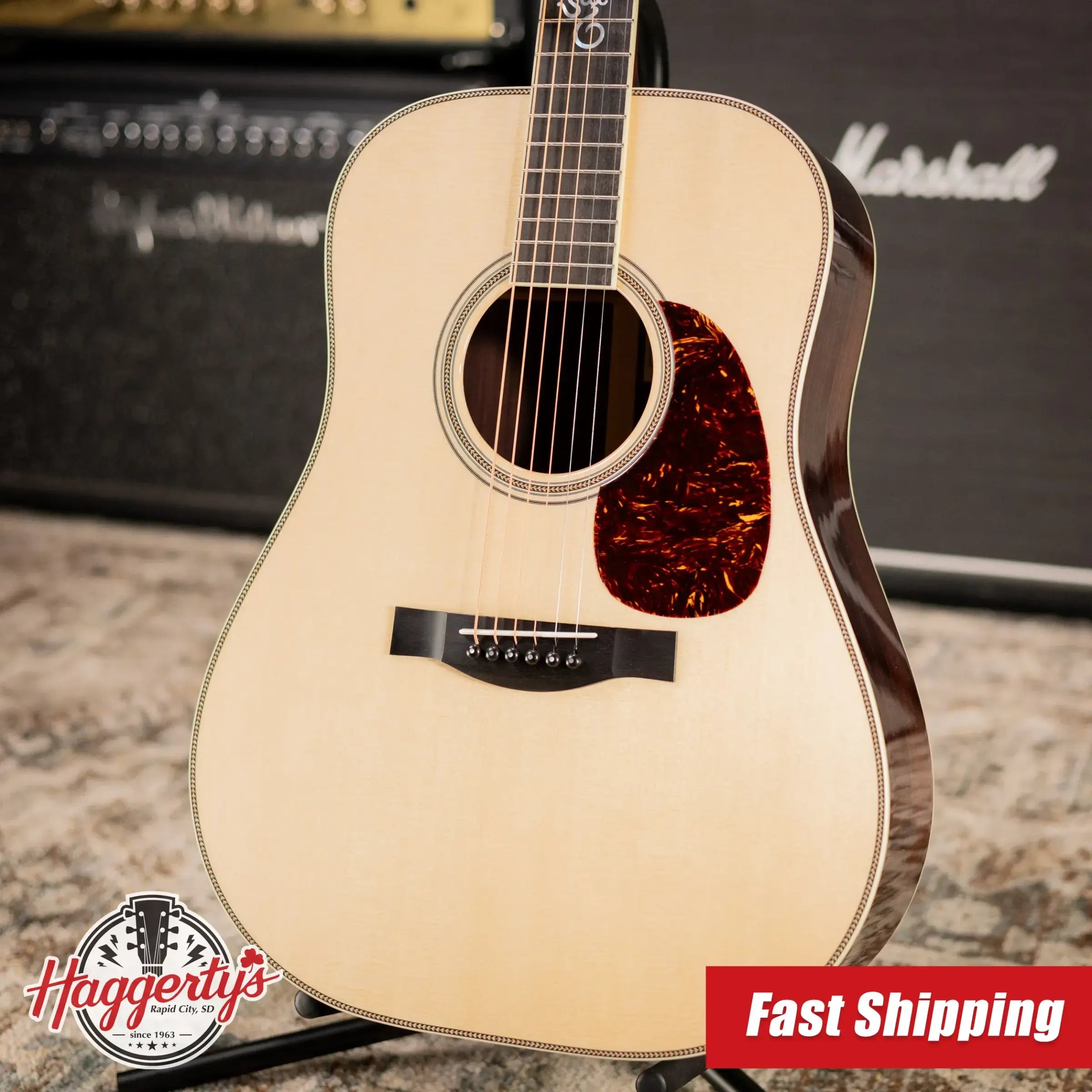 Santa Cruz Guitar Company Tony Rice Signature Founder Collection Acoustic Guitar with Hardshell Case