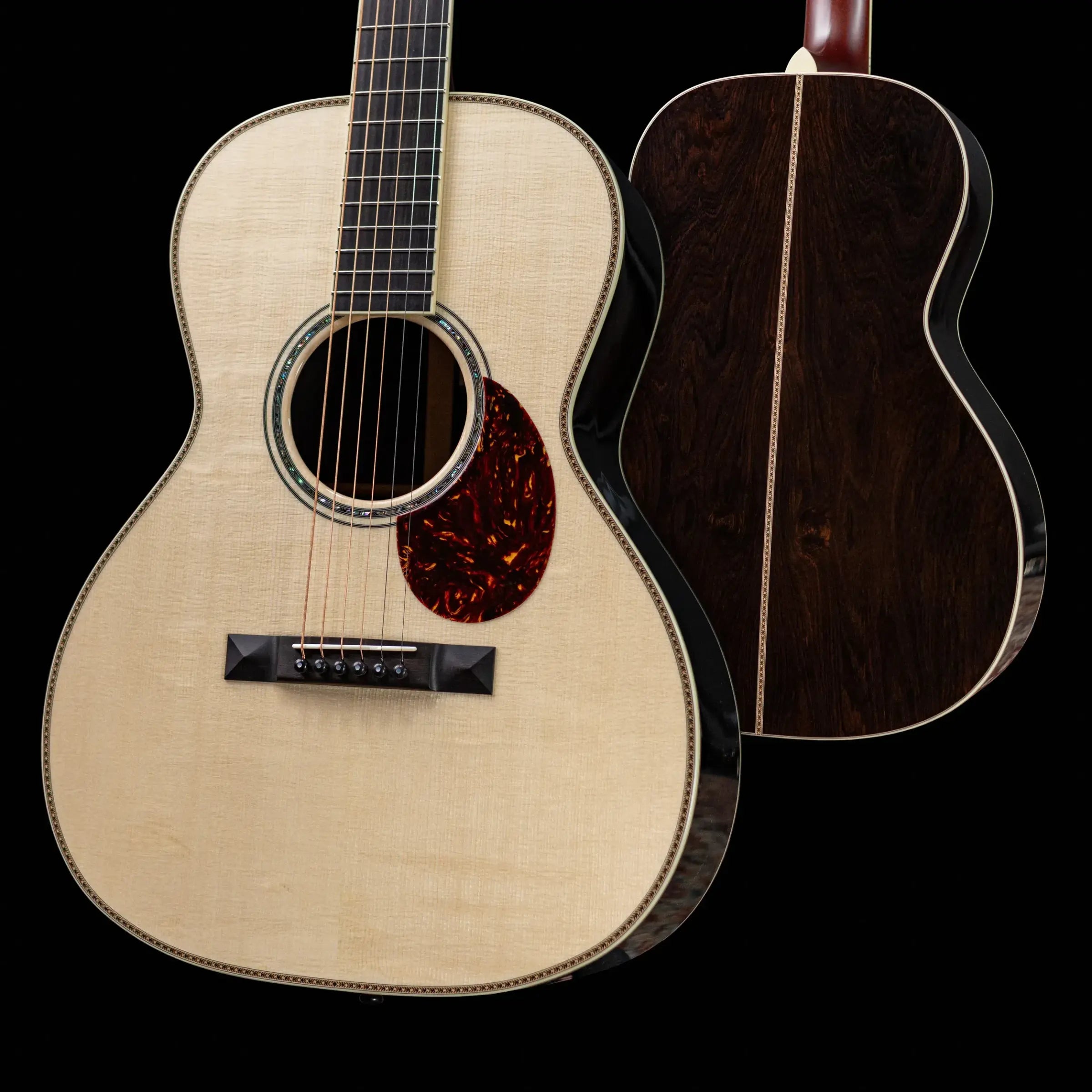 Santa Cruz H13 Acoustic Guitar - Bearclaw German Spruce/African Blackwood with Hardshell Case