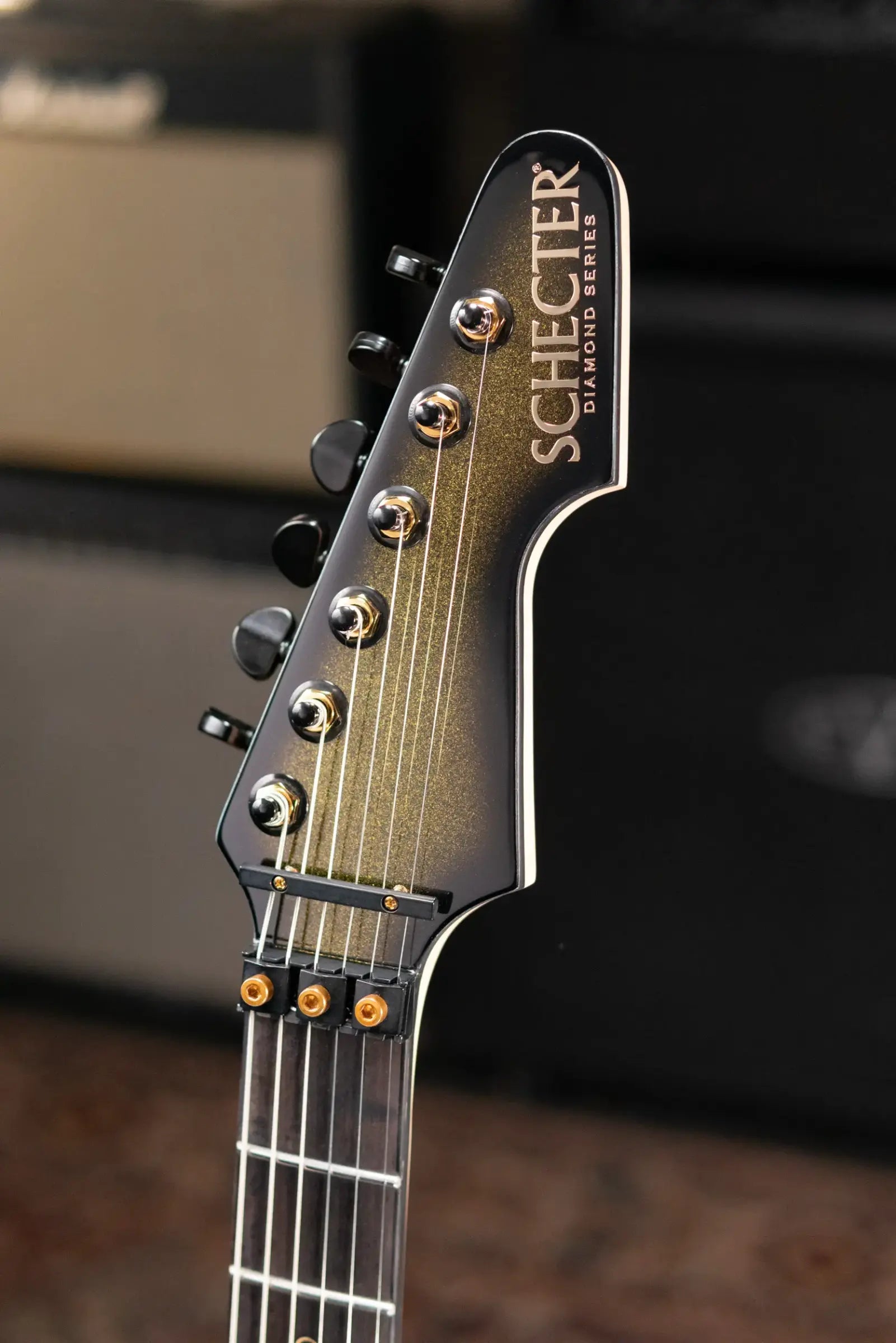 Schecter Avenger FR-S 50th Anniversary Electric Guitar - 50th Gold Burst