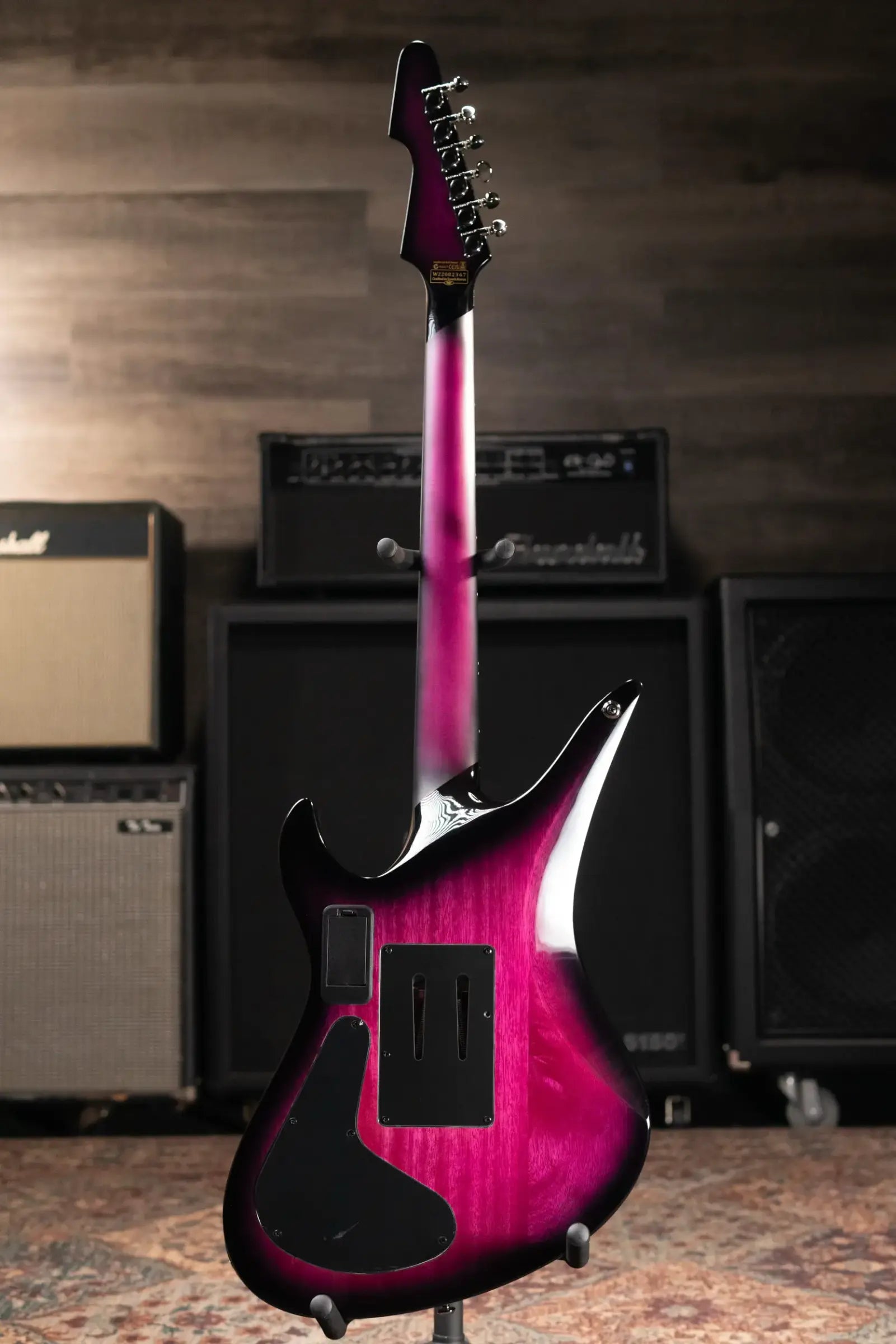 Schecter Blackjack SLS Avenger FR-S Electric Guitar - Transparent Purple Burst with Hardshell Case - Used