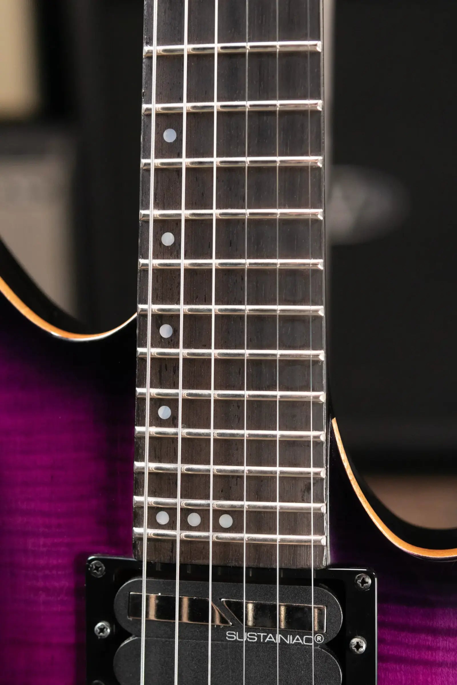 Schecter Blackjack SLS Avenger FR-S Electric Guitar - Transparent Purple Burst with Hardshell Case - Used