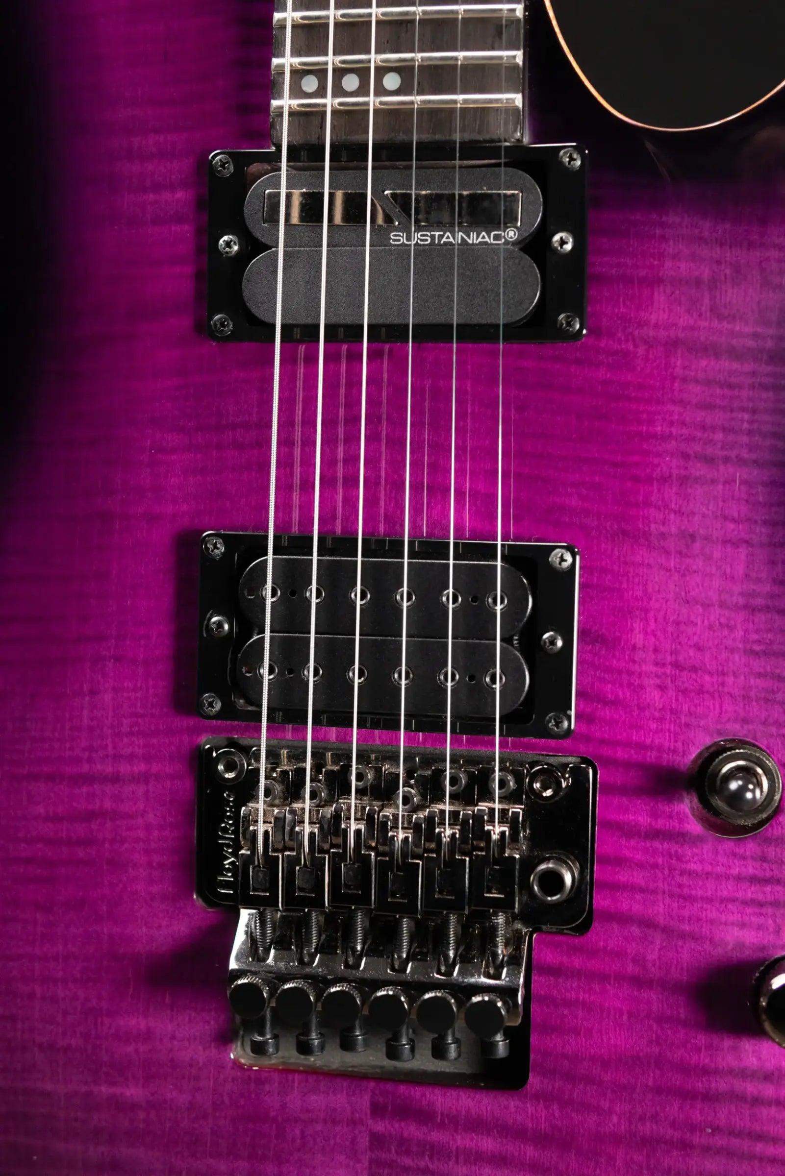 Schecter Blackjack SLS Avenger FR-S Electric Guitar - Transparent Purple Burst with Hardshell Case - Used