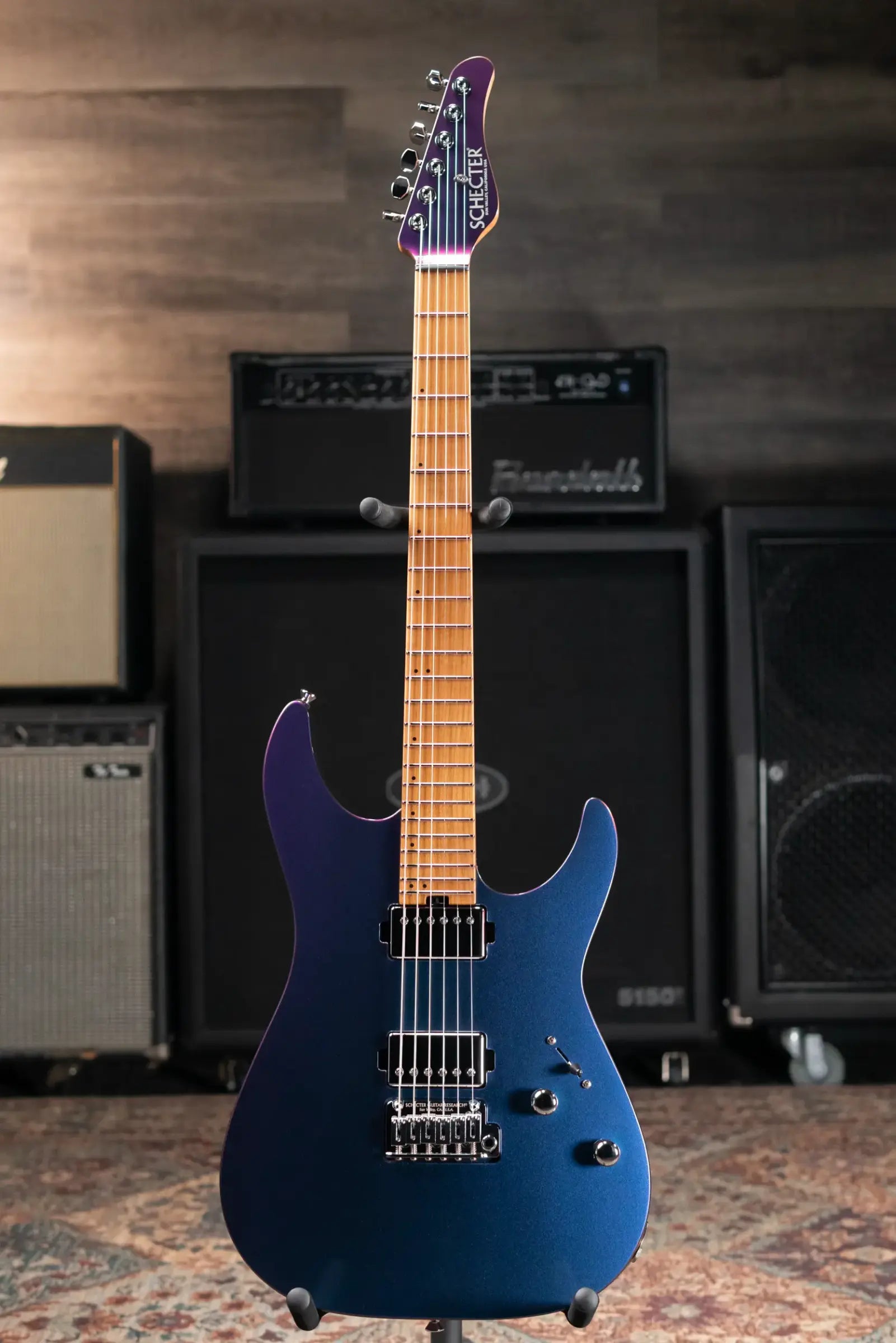 Schecter Custom Shop Pryzm HH Electric Guitar with Hardshell Case