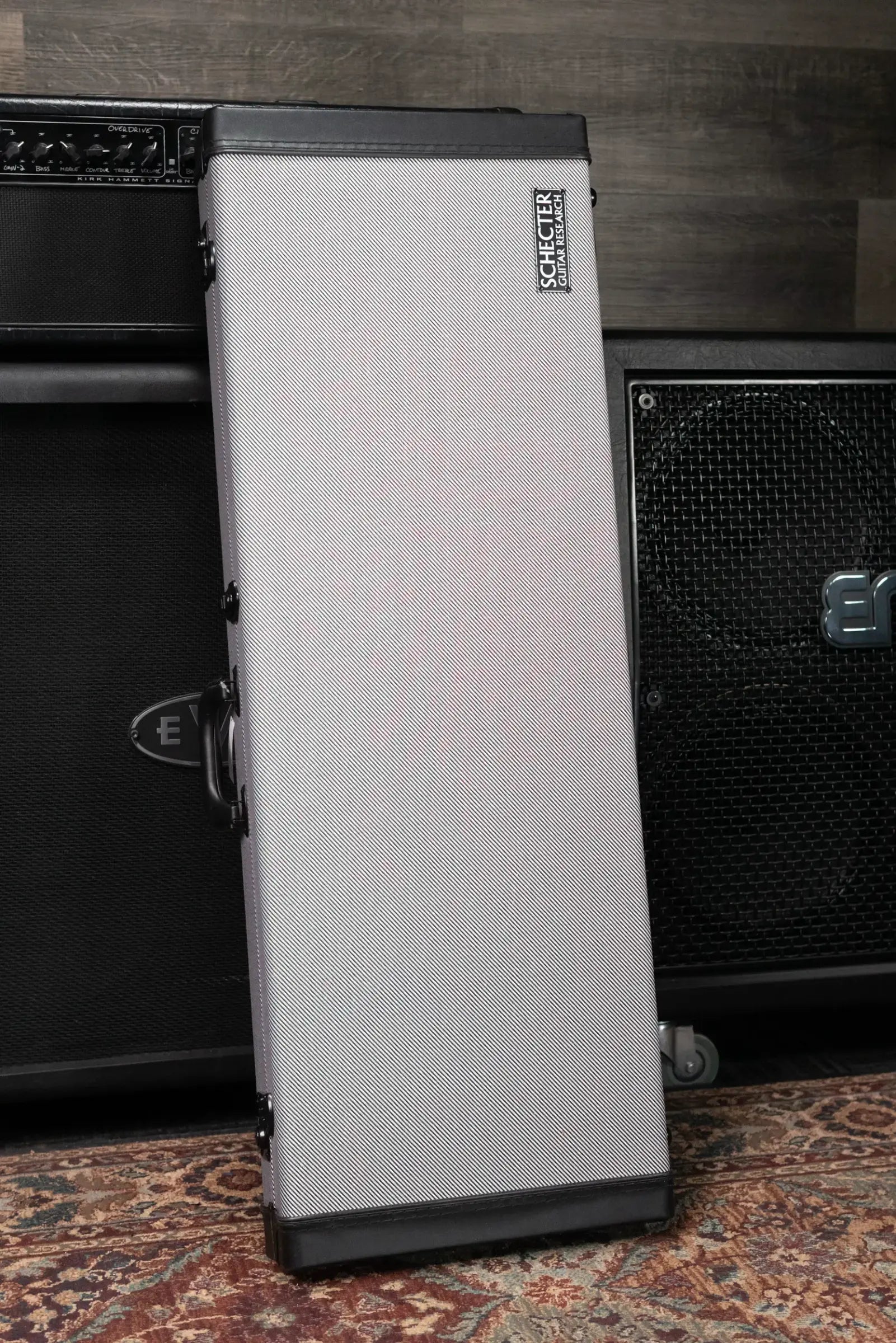 Schecter Custom Shop Sunset Custom HSS Electric Guitar - Satin Transparent Black Burst with Hardshell Case