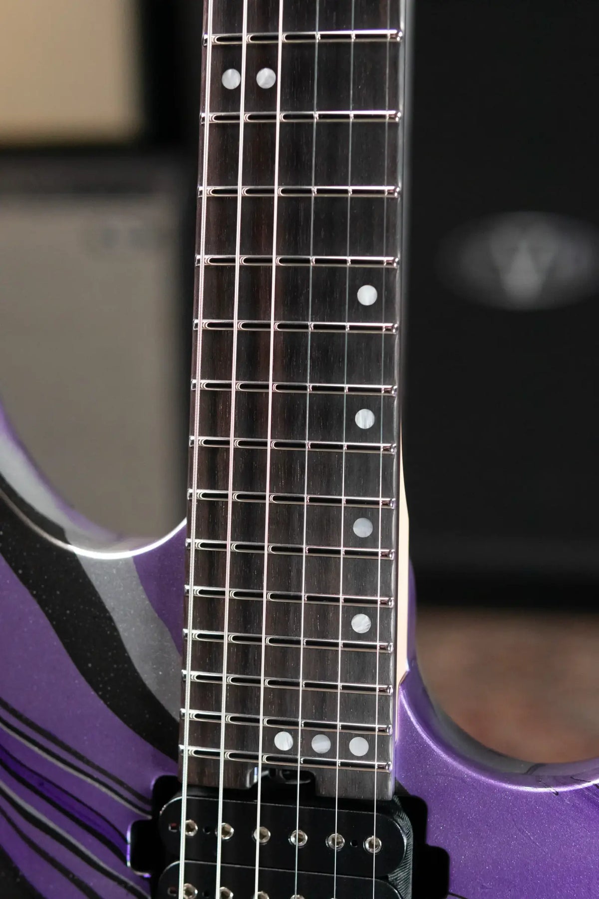 Schecter Custom Shop Sunset Extreme-6 FR Electric Guitar - Purple Swirl with Hardshell Case