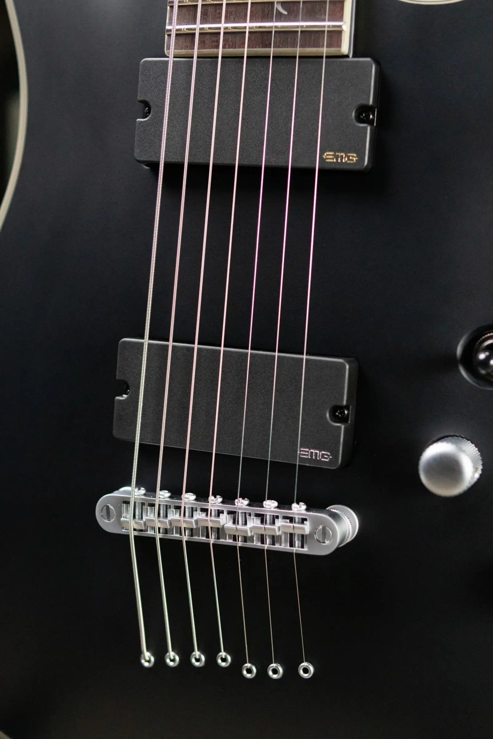 Schecter Damien Platinum-7 7-String Electric Guitar - Satin Black