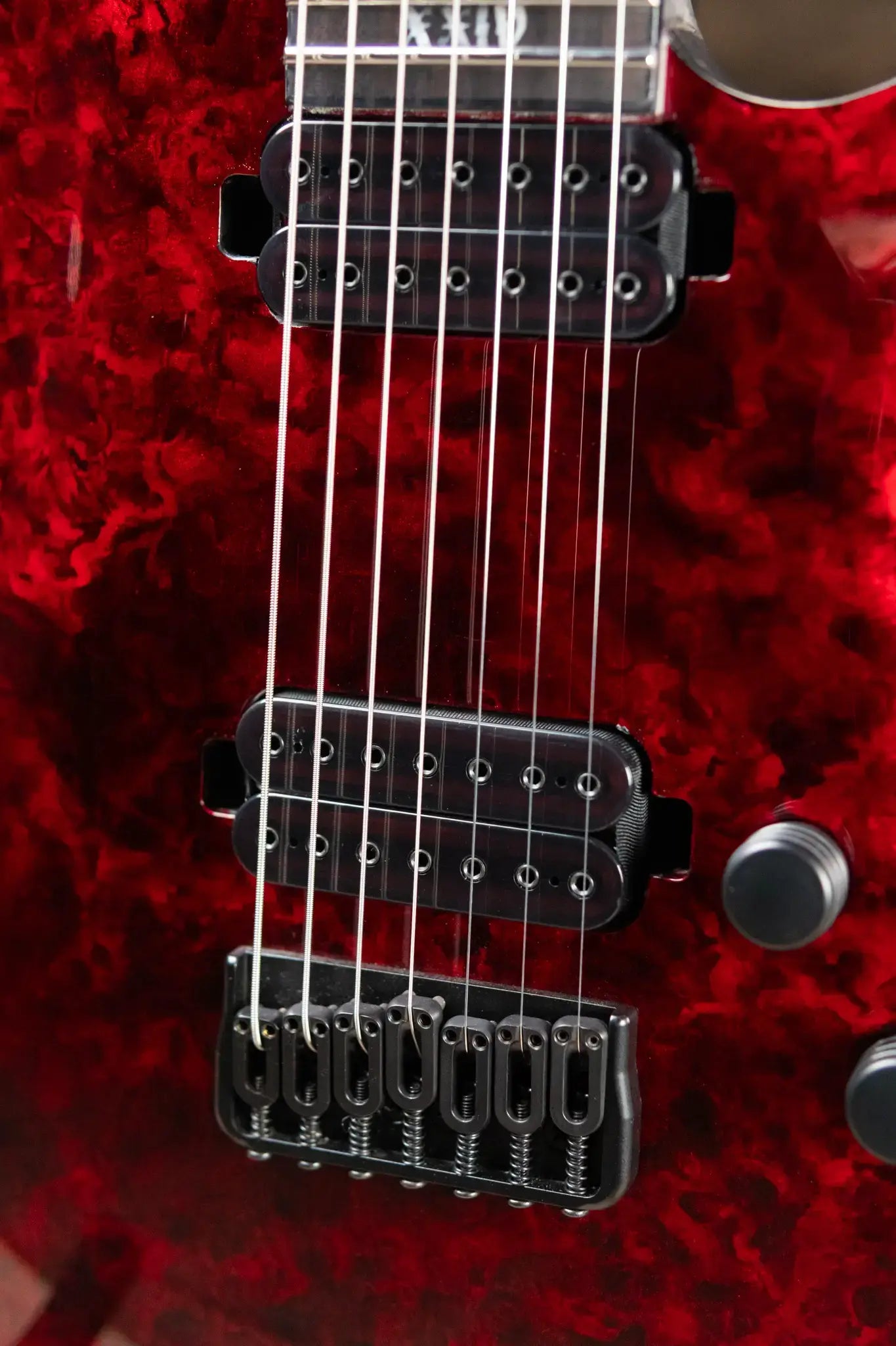 Schecter Diamond Series Apocalypse C-7 Electric Guitar Red Reign - Used