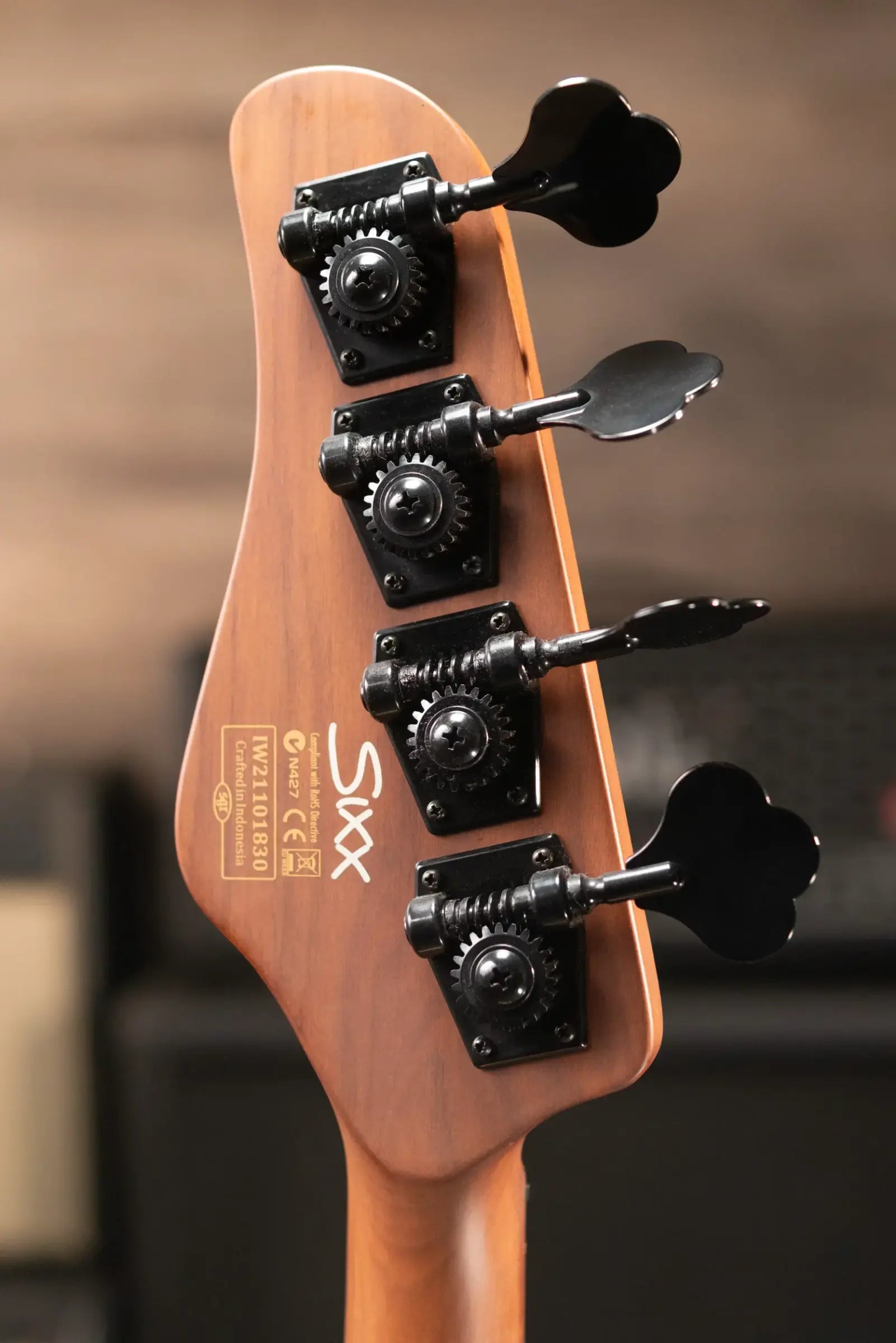 Schecter Diamond Series Nikki Sixx J-4 Electric Bass - Worn Ivory - Used