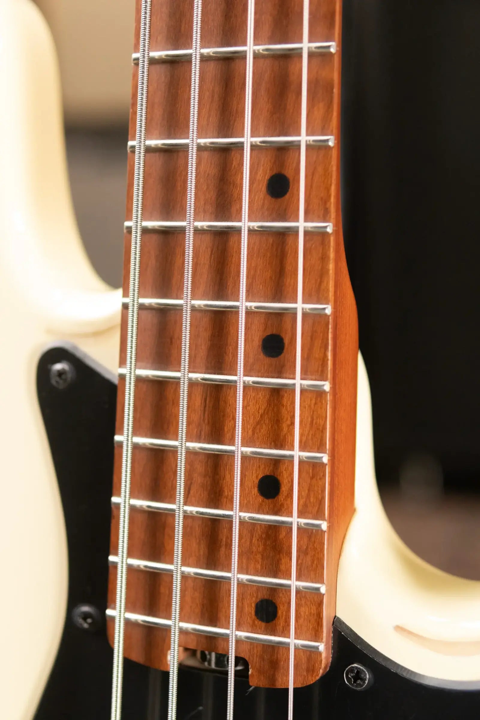 Schecter Diamond Series Nikki Sixx J-4 Electric Bass - Worn Ivory - Used