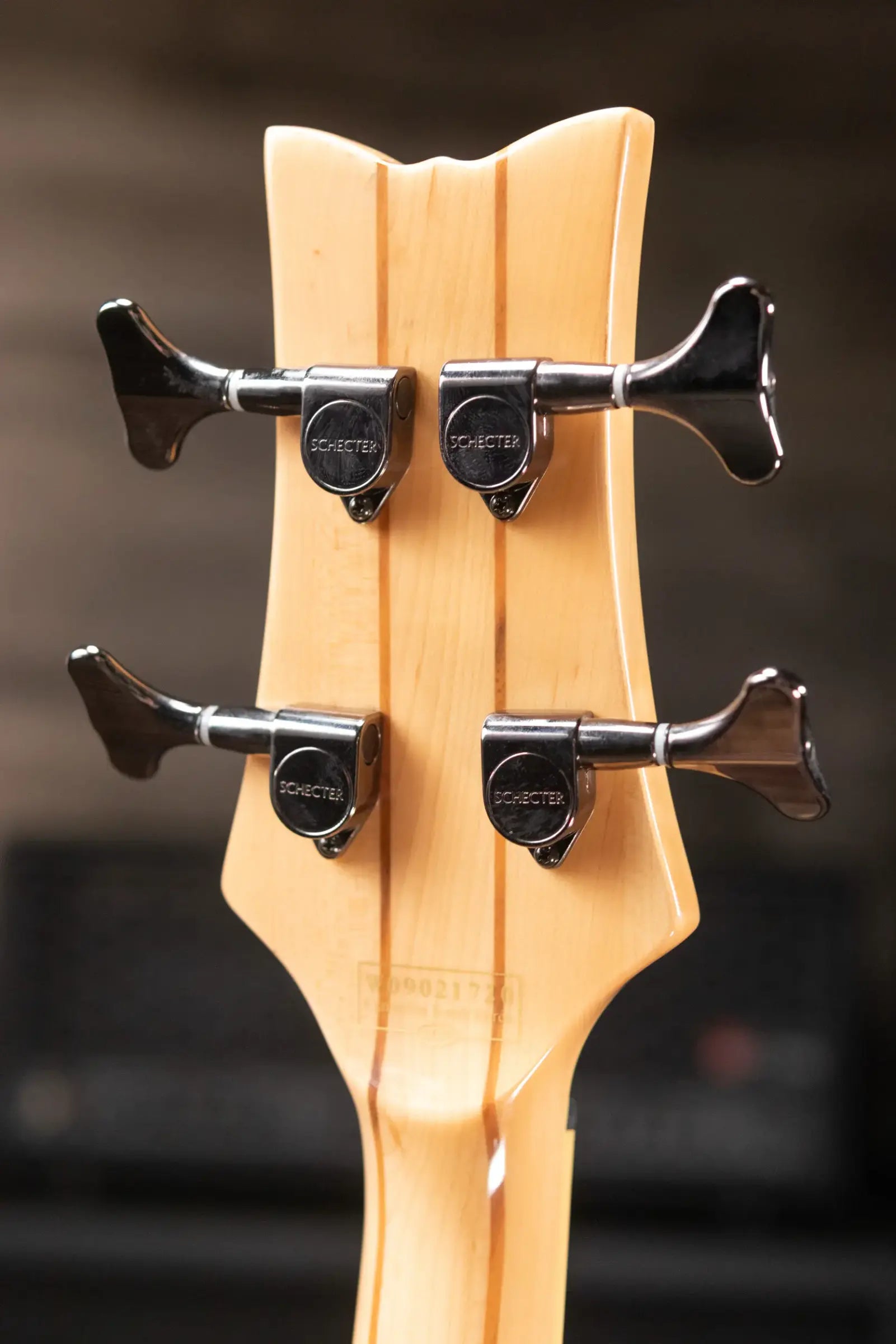 Schecter Diamond Series Stiletto Elite 4 Electric Bass - Transparent Black with Hardshell Case - Used