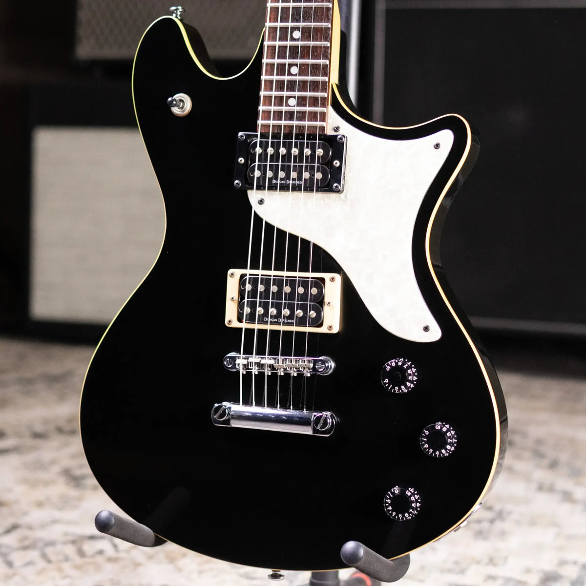 Schecter Diamond Series Tempest Electric Guitar - Black with Gig Bag - Used