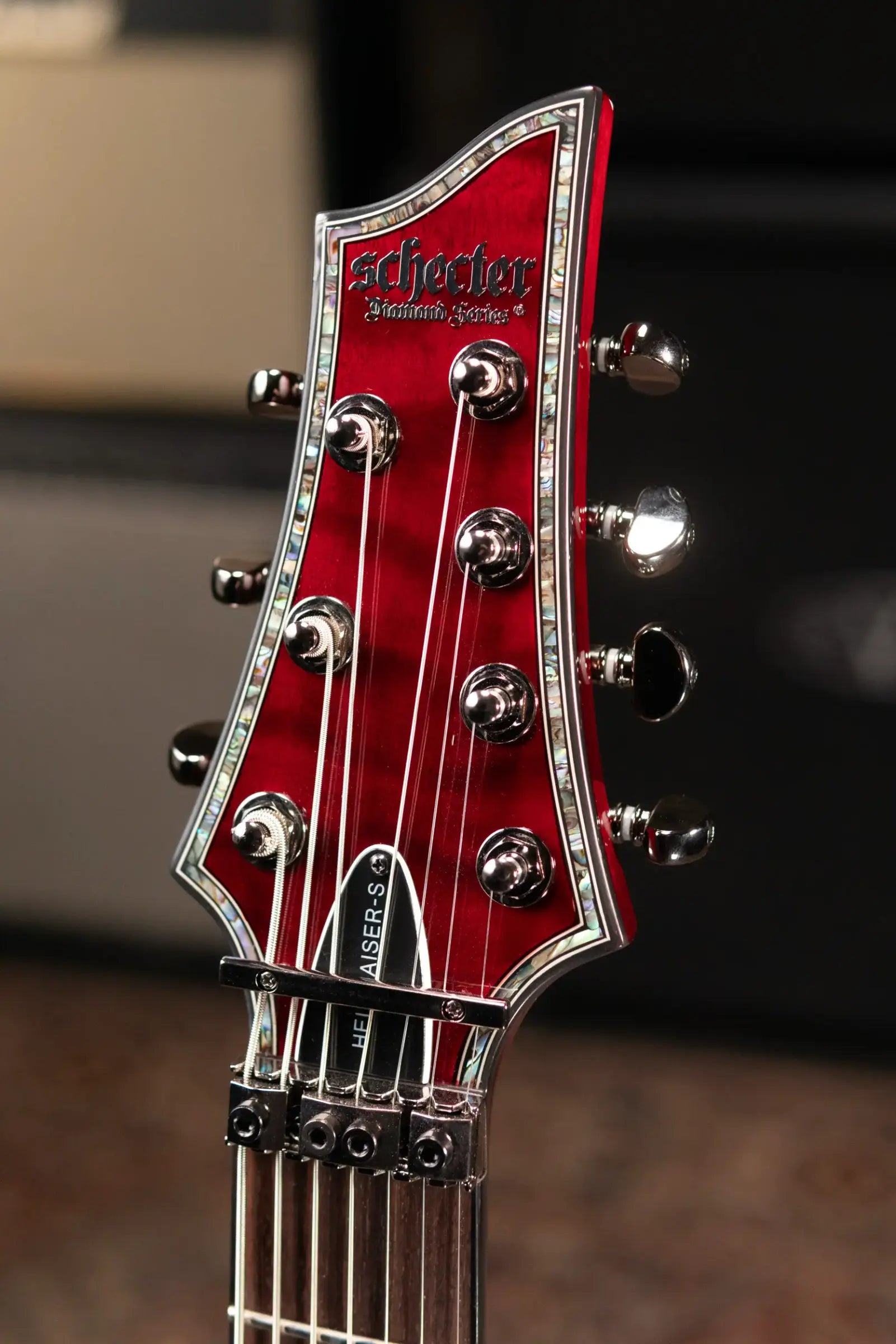 Schecter Hellraiser C-7 FR-S 7-String Electric Guitar - Black Cherry with Hardshell Case - Used