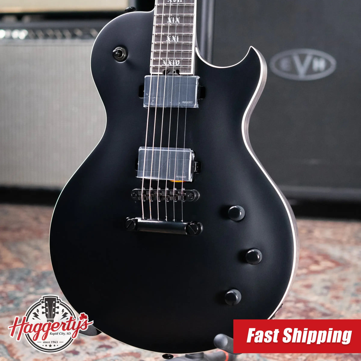 Schecter Solo-II SLS Elite Evil Twin Electric Guitar - Satin Black - Demo