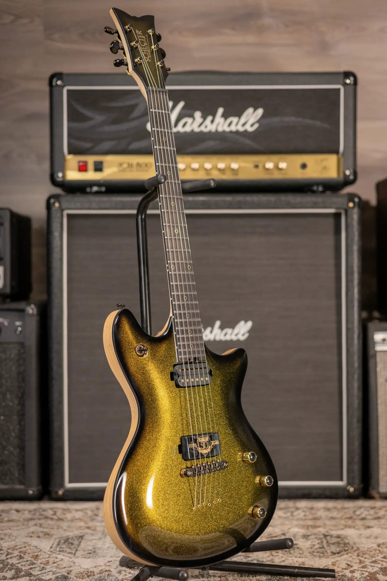 Schecter Tempest 50th Anniversary Electric Guitar - 50th Gold Burst