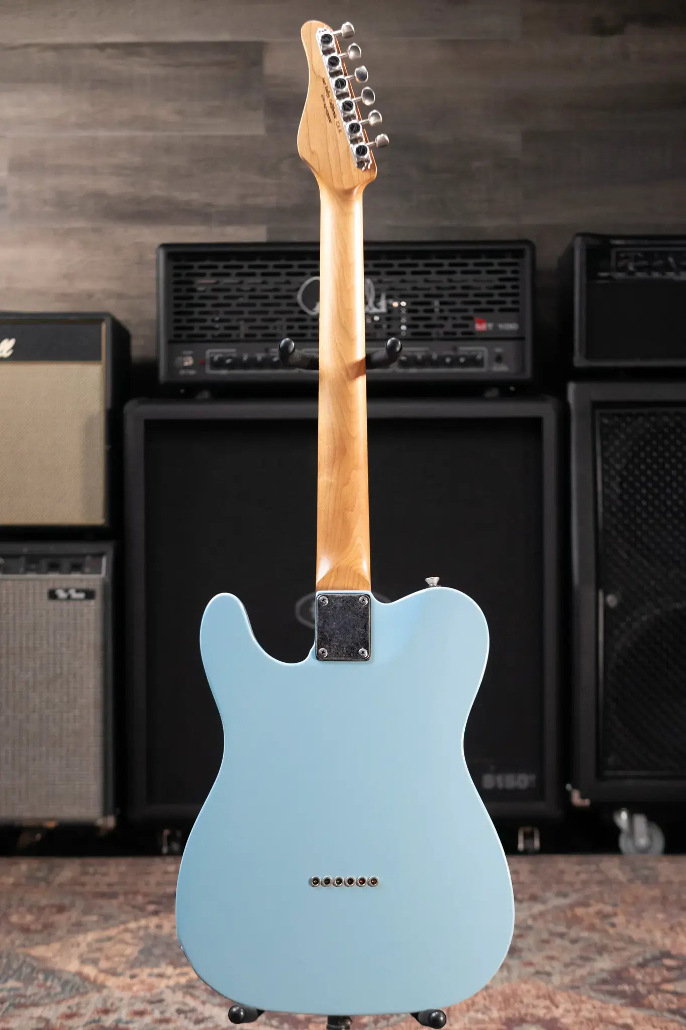 Schecter USA Custom PT Wembley Studio Electric Guitar Sonic Blue with Hardshell Case - Used