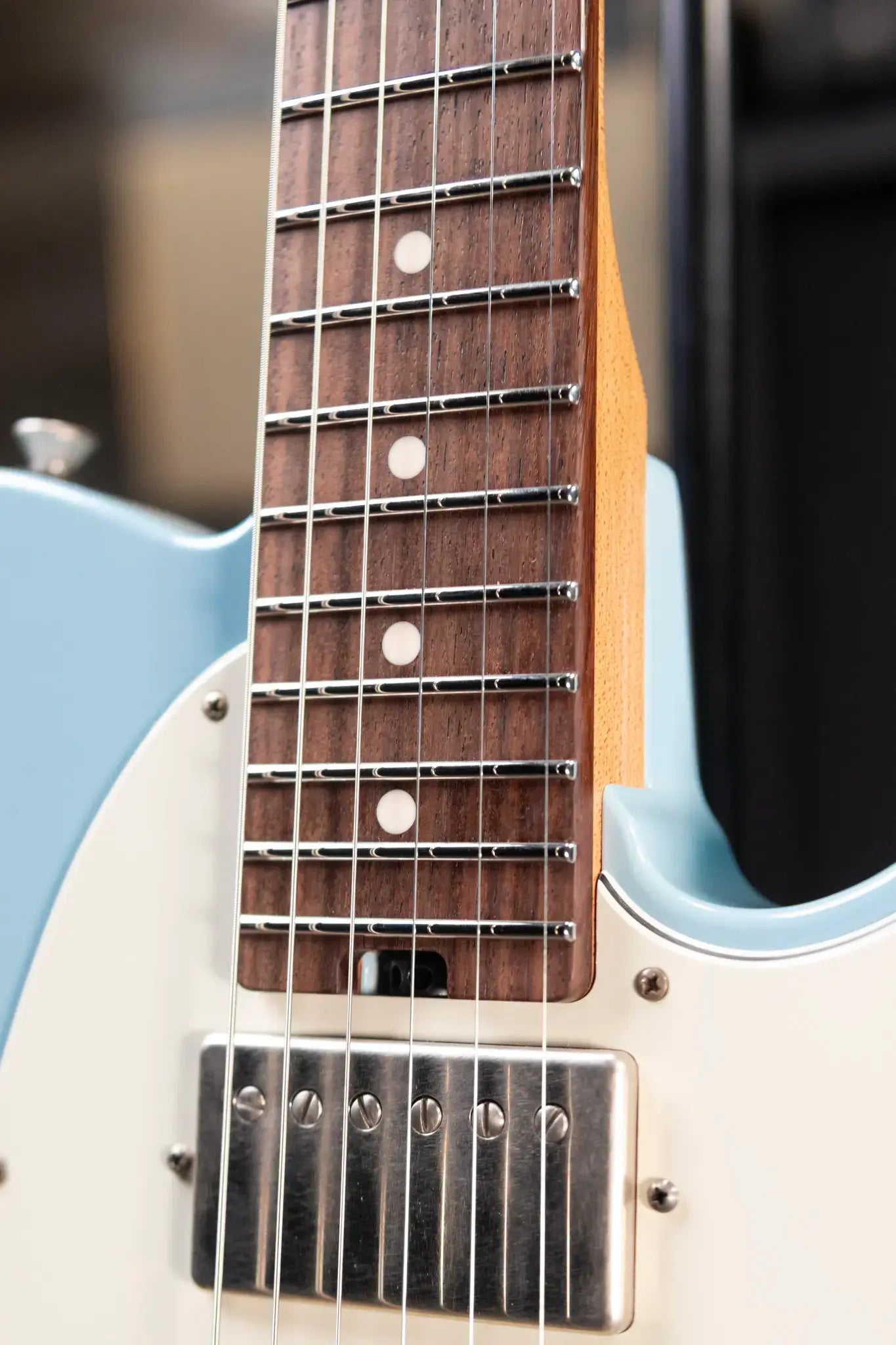 Schecter USA Custom PT Wembley Studio Electric Guitar Sonic Blue with Hardshell Case - Used