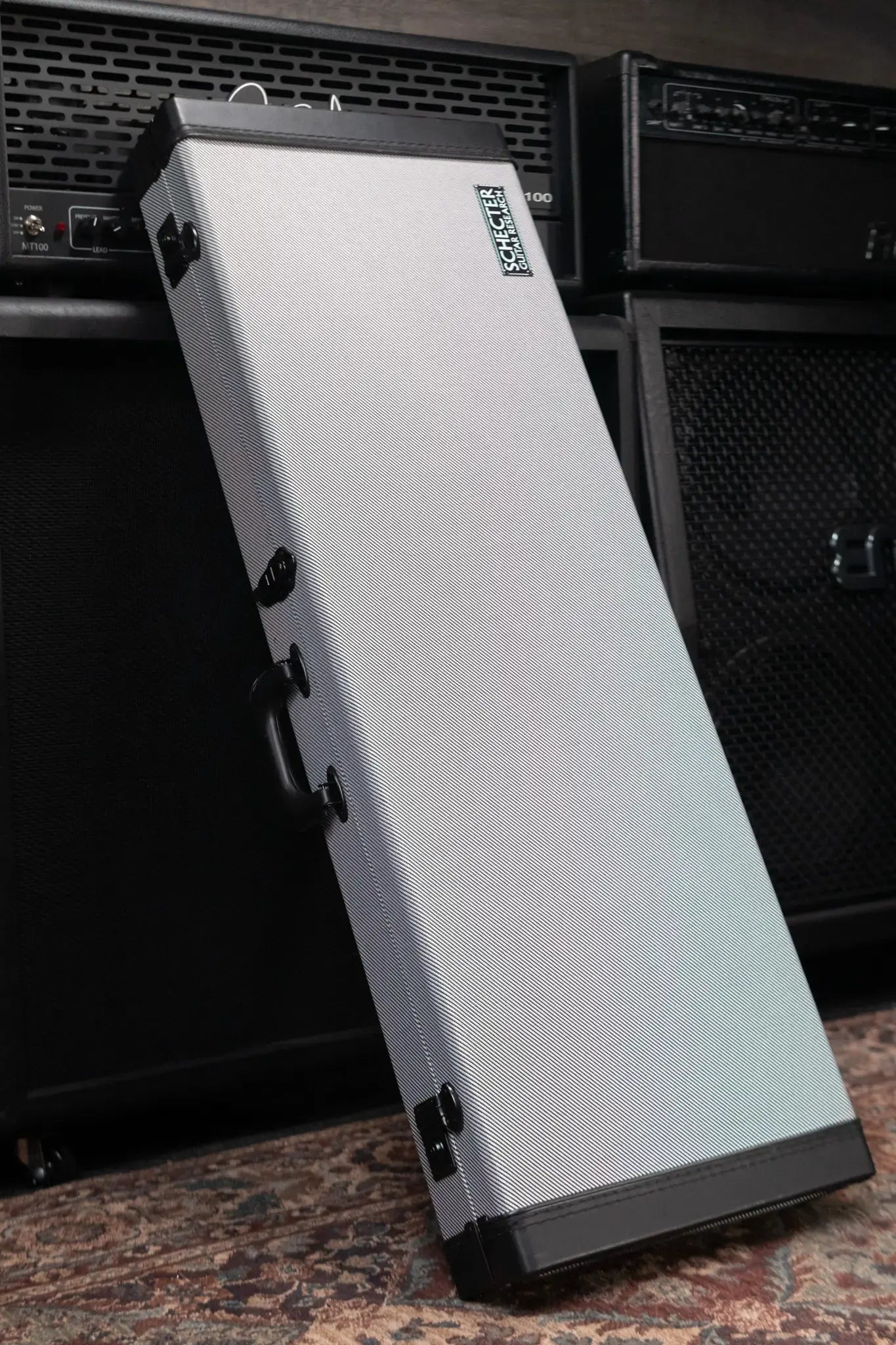 Schecter USA Custom PT Wembley Studio Electric Guitar Sonic Blue with Hardshell Case - Used