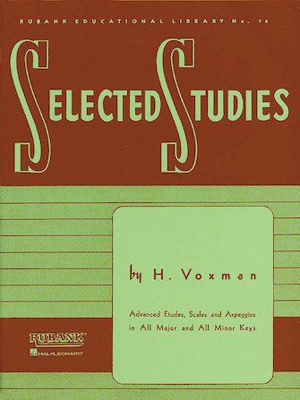 Selected Studies for Baritone Bass Clef Book Hal Leonard Publishing
