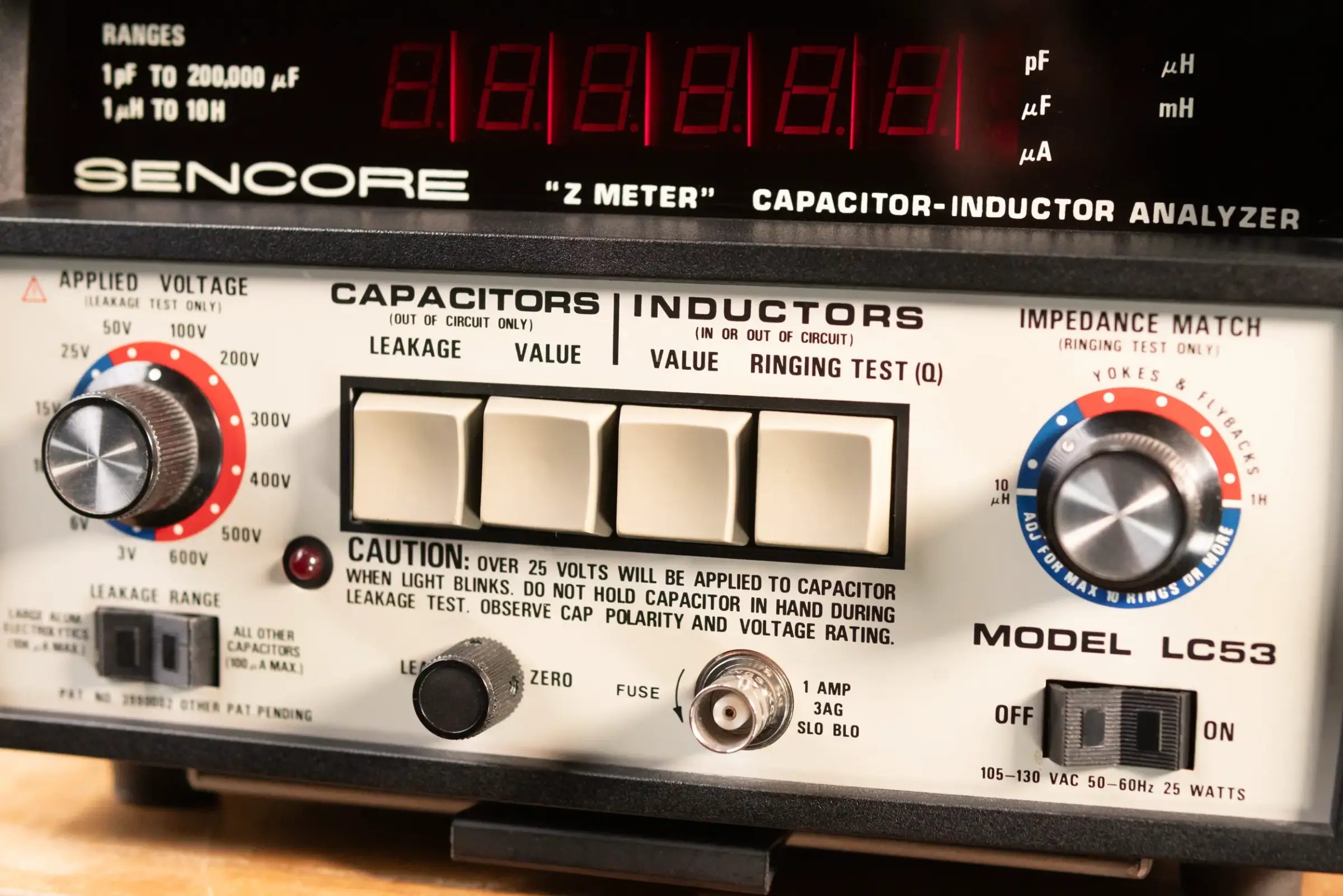 Sencore Model LC53 Z-Meter Capacitor-Inductor Analyzer - Used
