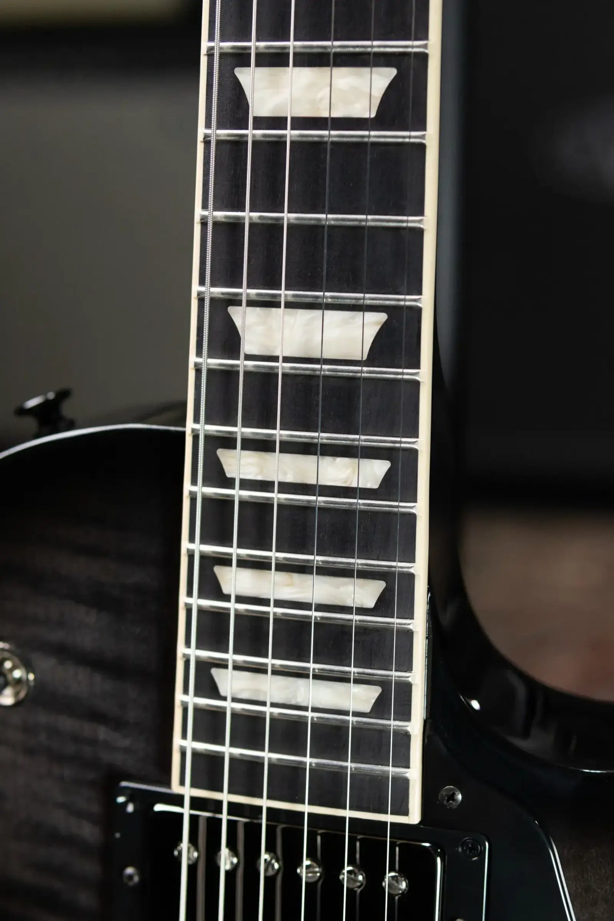 Gibson Les Paul Studio Session Electric Guitar - Translucent Ebony Burst with Gig Bag