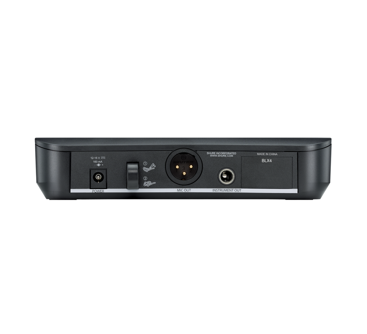 Shure BLX24B58 Handheld Wireless System with Beta 58 Handheld Microphone H9 BLX24B58 H9 back