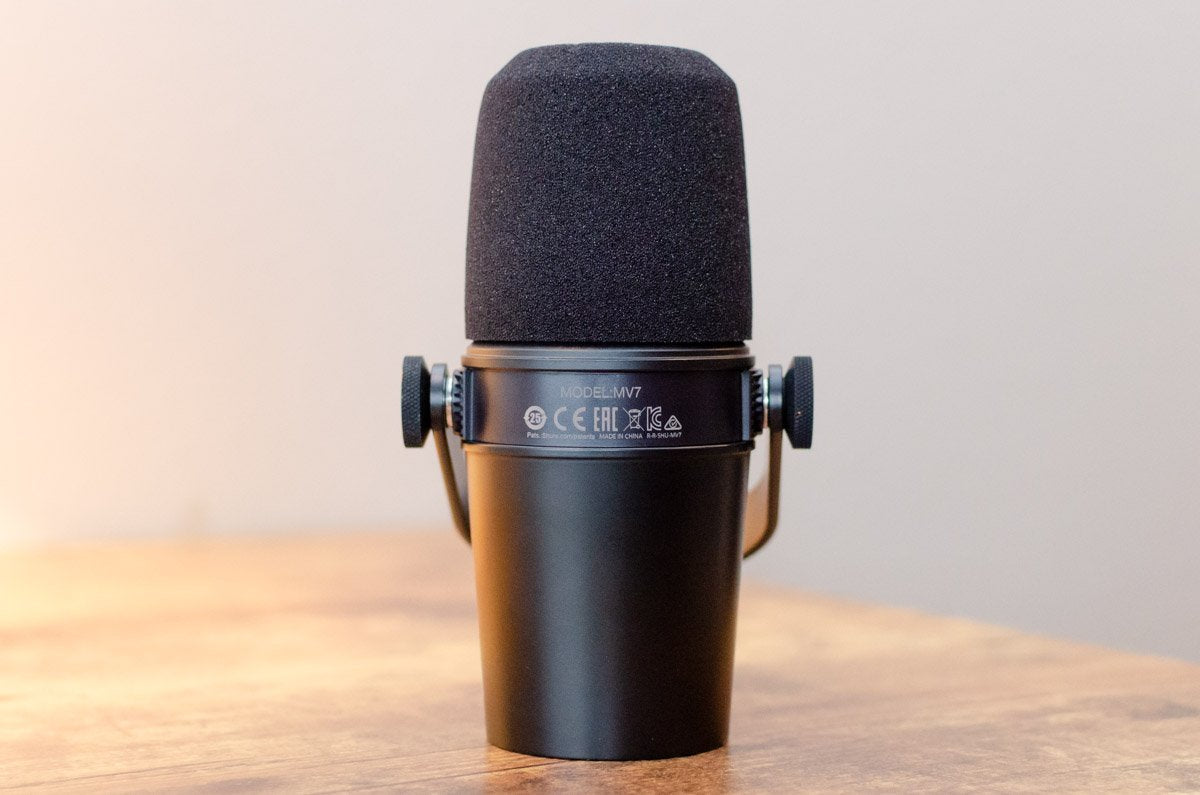 Shure MV7 Podcast Microphone - Black