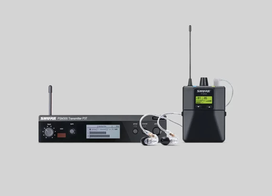 Shure PSM300 P3TRA215CL Wireless In ear Monitor System J13 Band